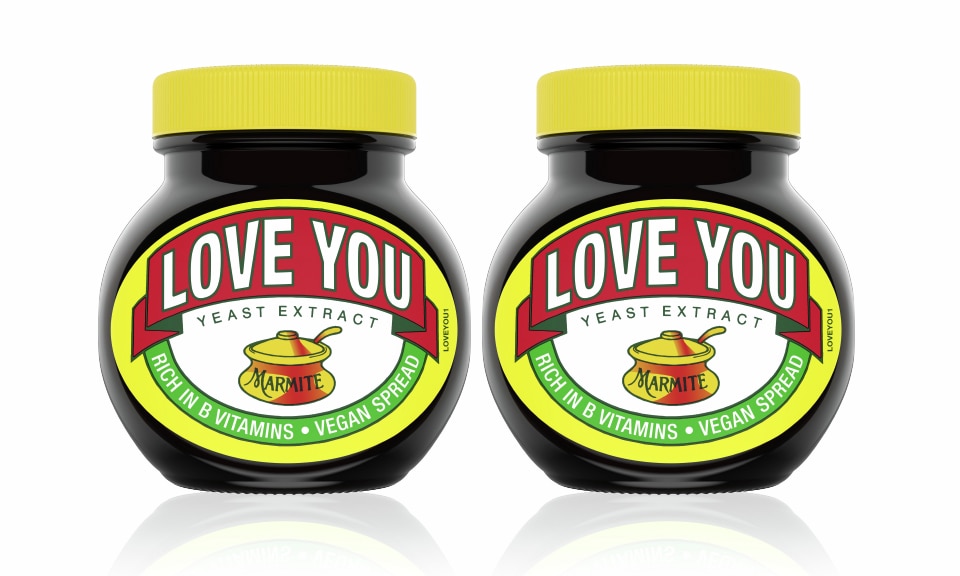 Love You x2 250g Marmite Jar Gift Set