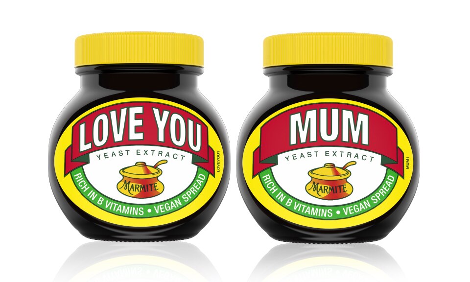 Love You & Dad 250g Marmite Jar Gift Set