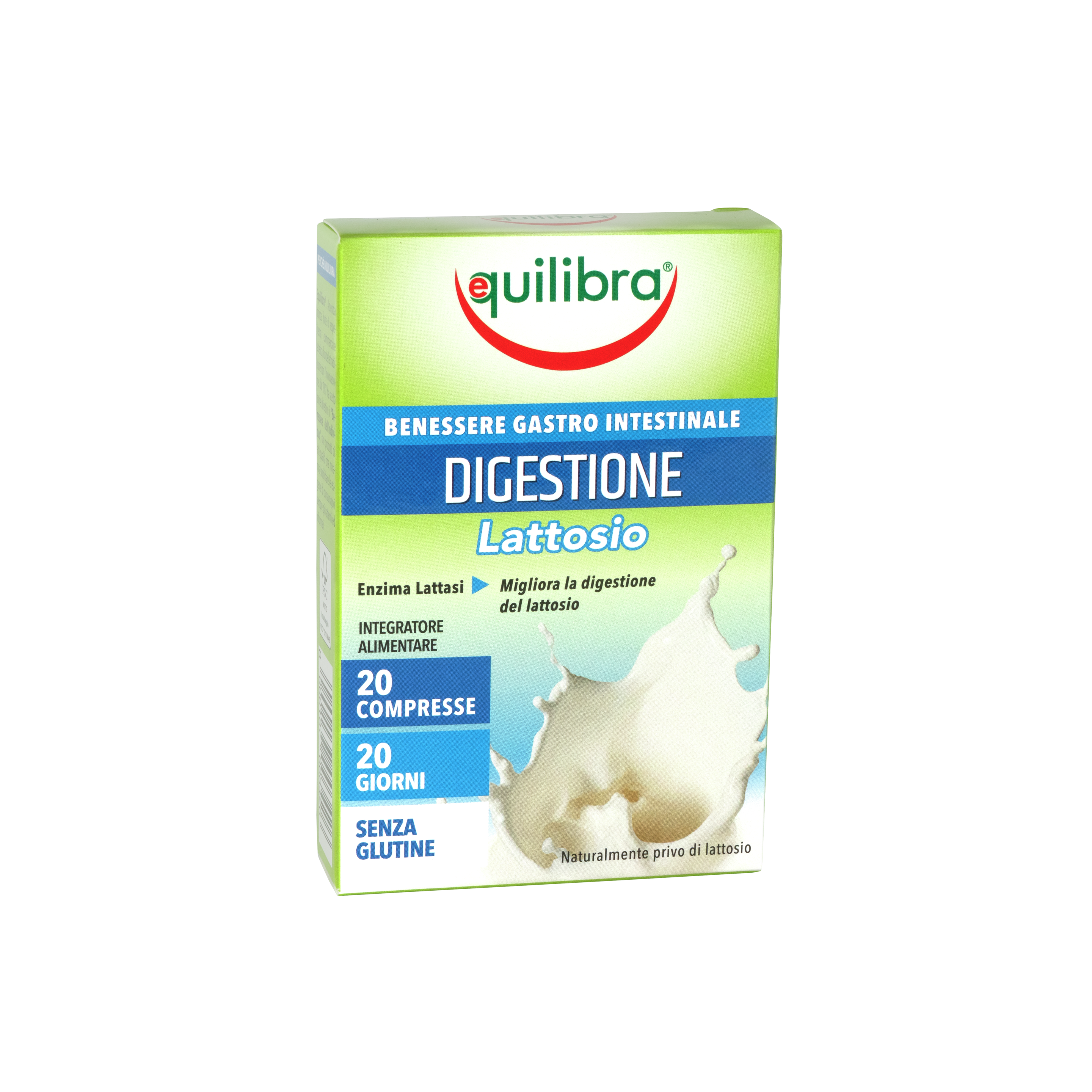 Digestione Lattosio Equilibra<sup>®</sup>  - 20 compresse - Contenuto netto 3g