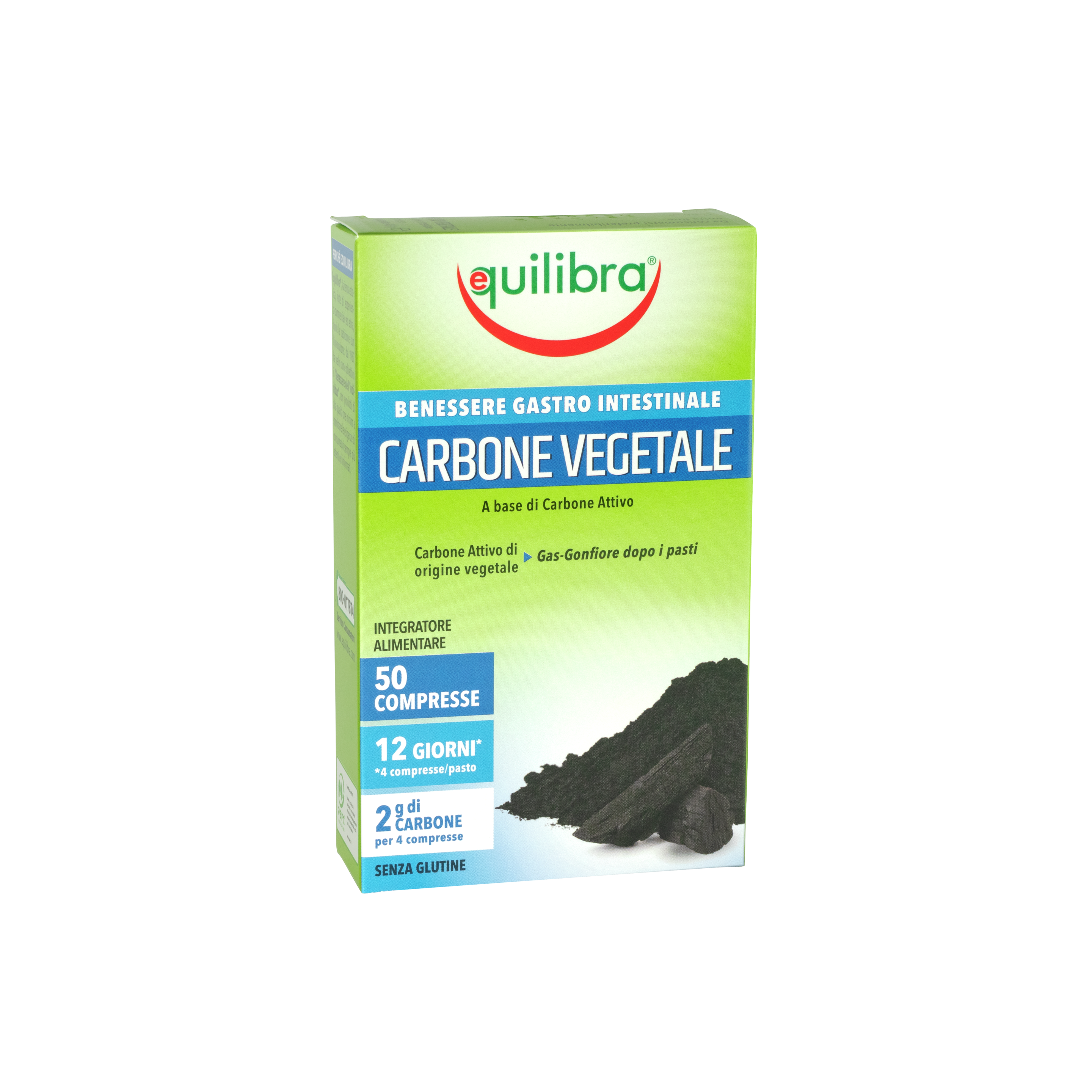 Carbone Vegetale Equilibra<sup>®</sup>  - 50 compresse - 40