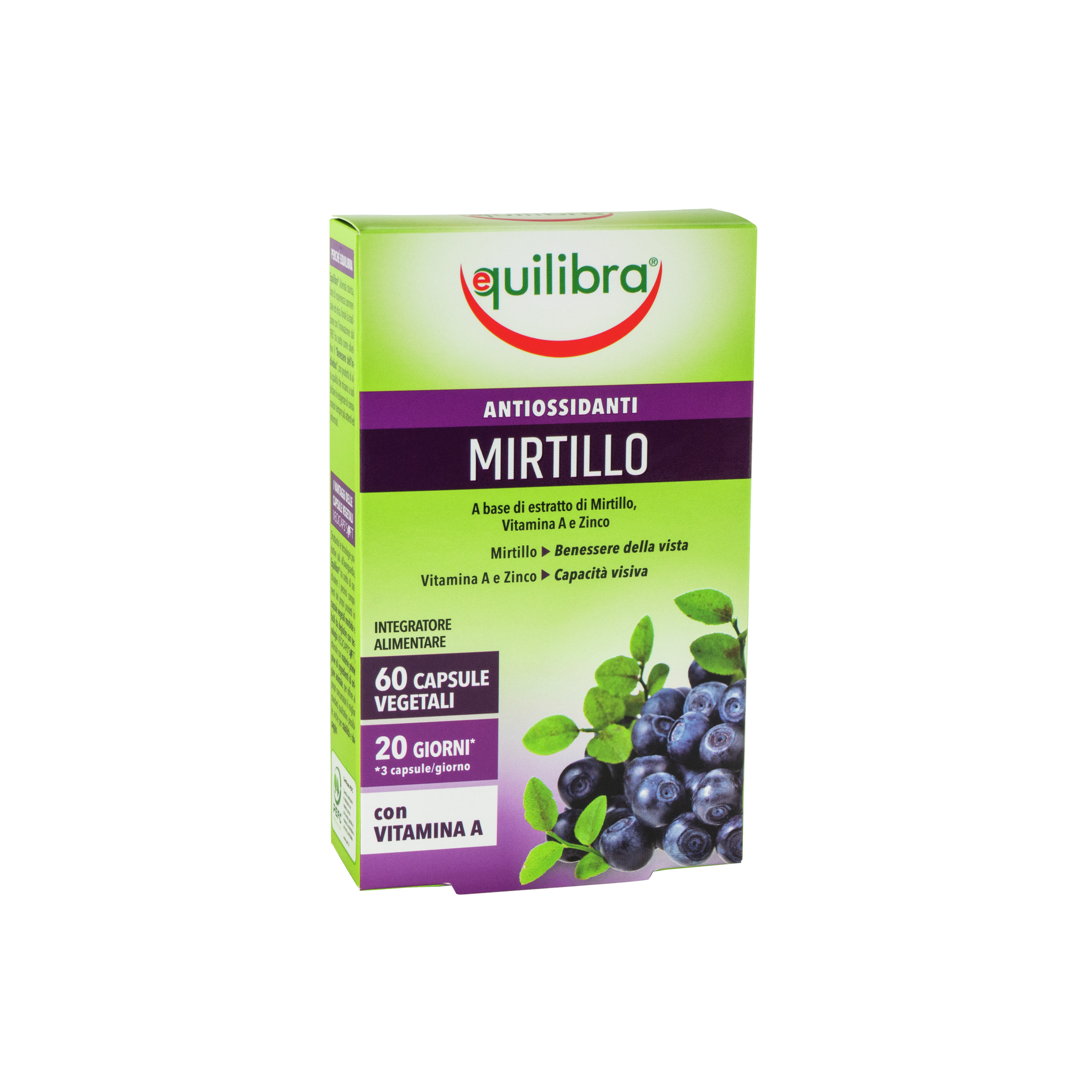 Mirtillo Equilibra<sup>®</sup>  - 60 capsule vegetali - 26 g