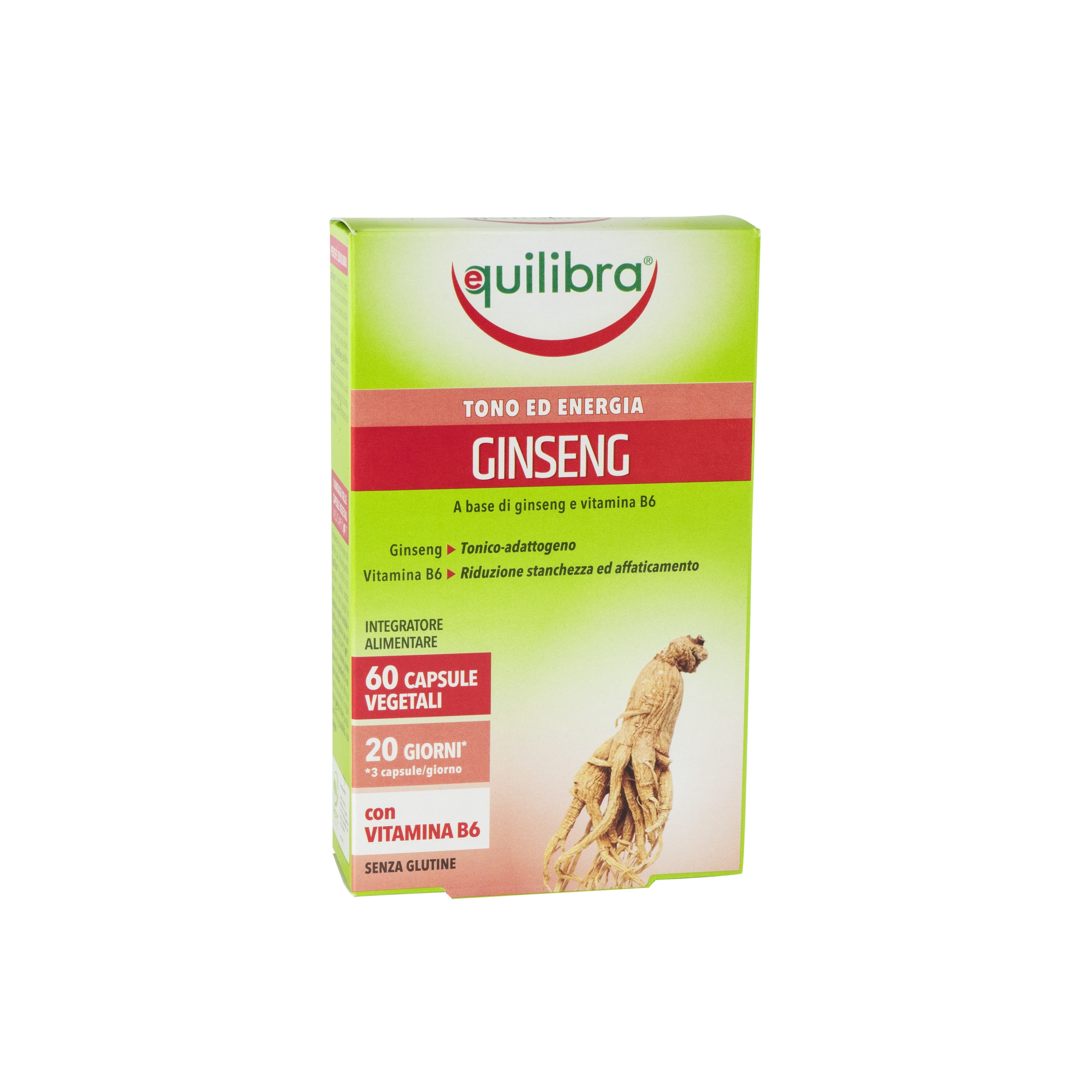 Ginseng Equilibra<sup>®</sup>  - 60 capsule vegetali- 19 g