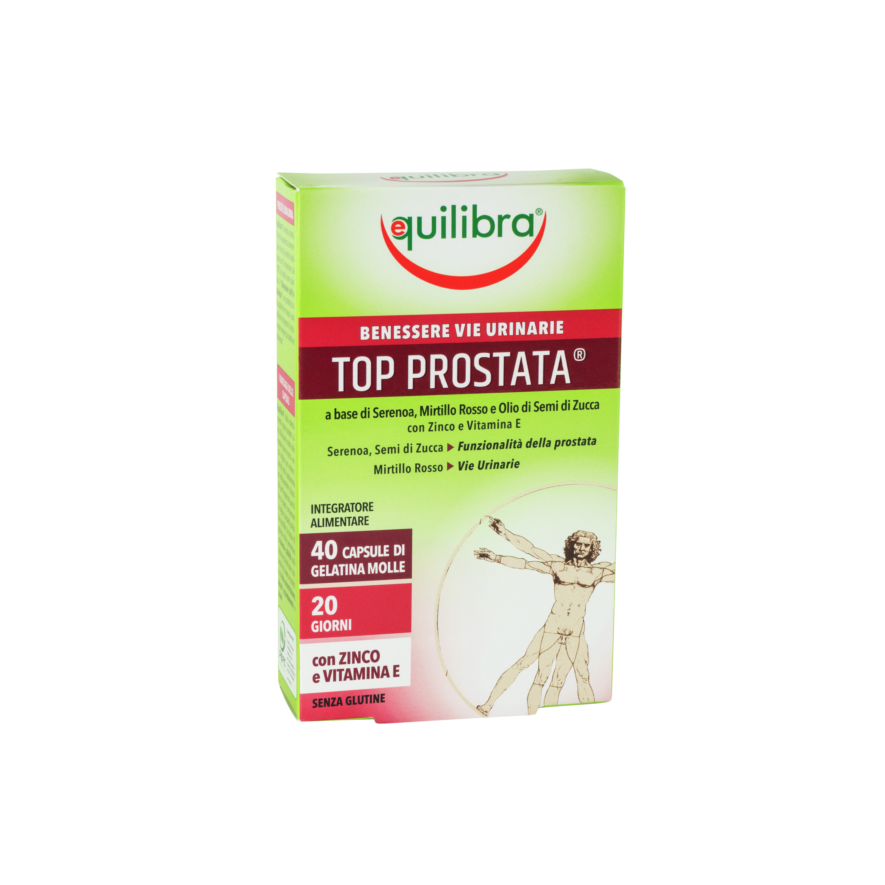 Top Prostata Equilibra<sup>®</sup>  - 40 capsule di gelatina molle - 30
