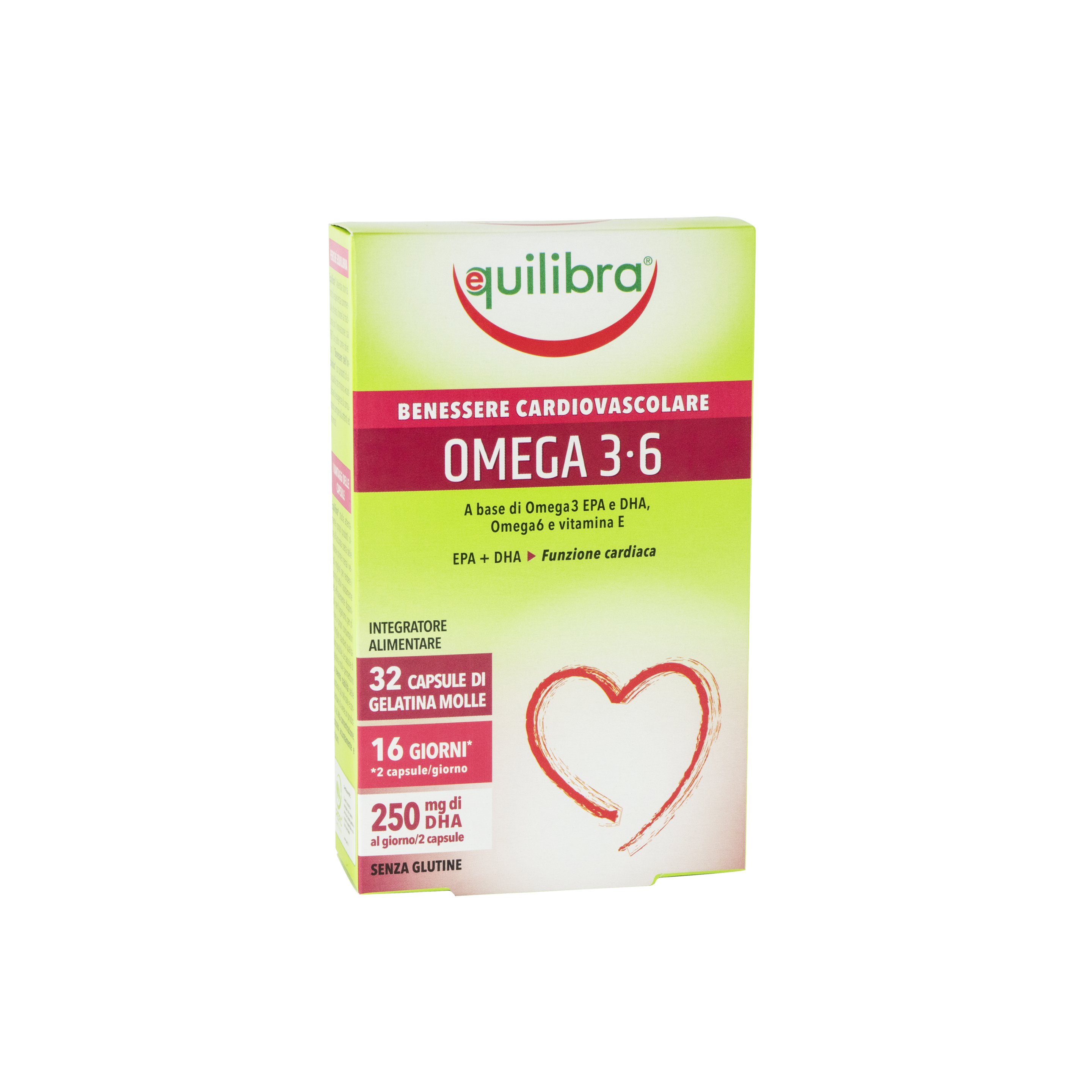 Omega 3•6 Equilibra<sup>®</sup> - 32 capsule di gelatina molle- 38