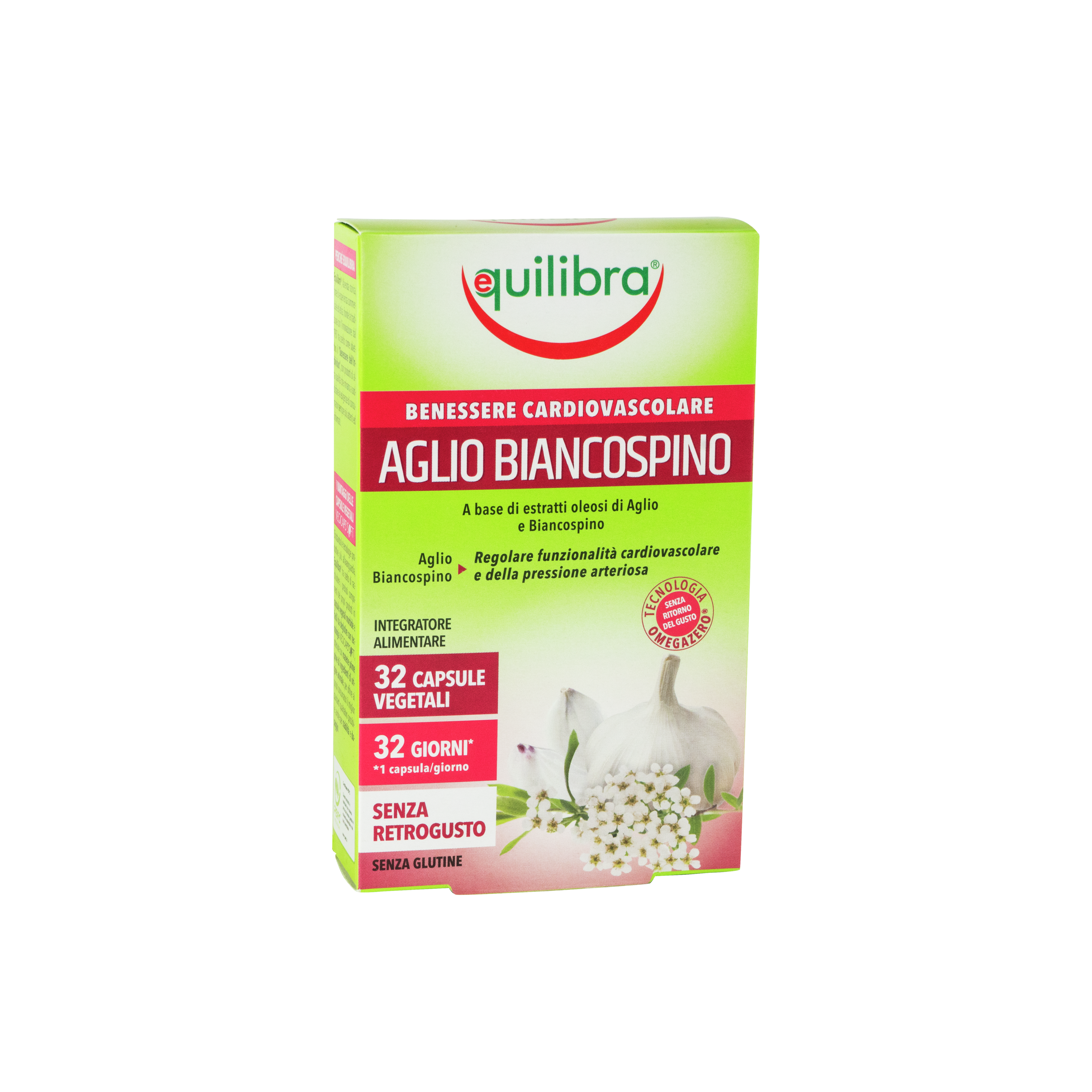 Aglio E Biancospino Equilibra<sup>®</sup>  - 32 capsule vegetali - 38