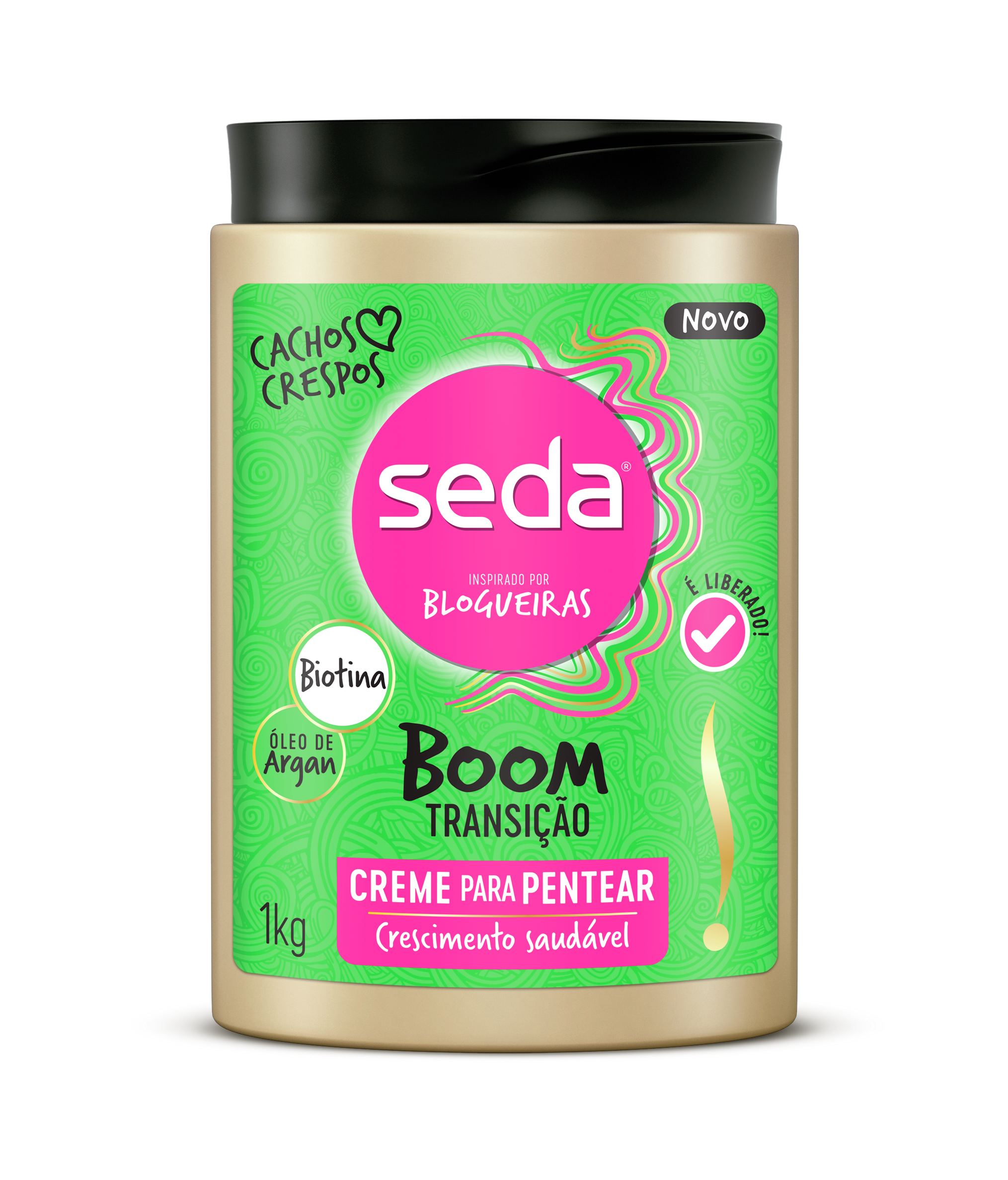 Creme para Pentear Seda Boom Transição