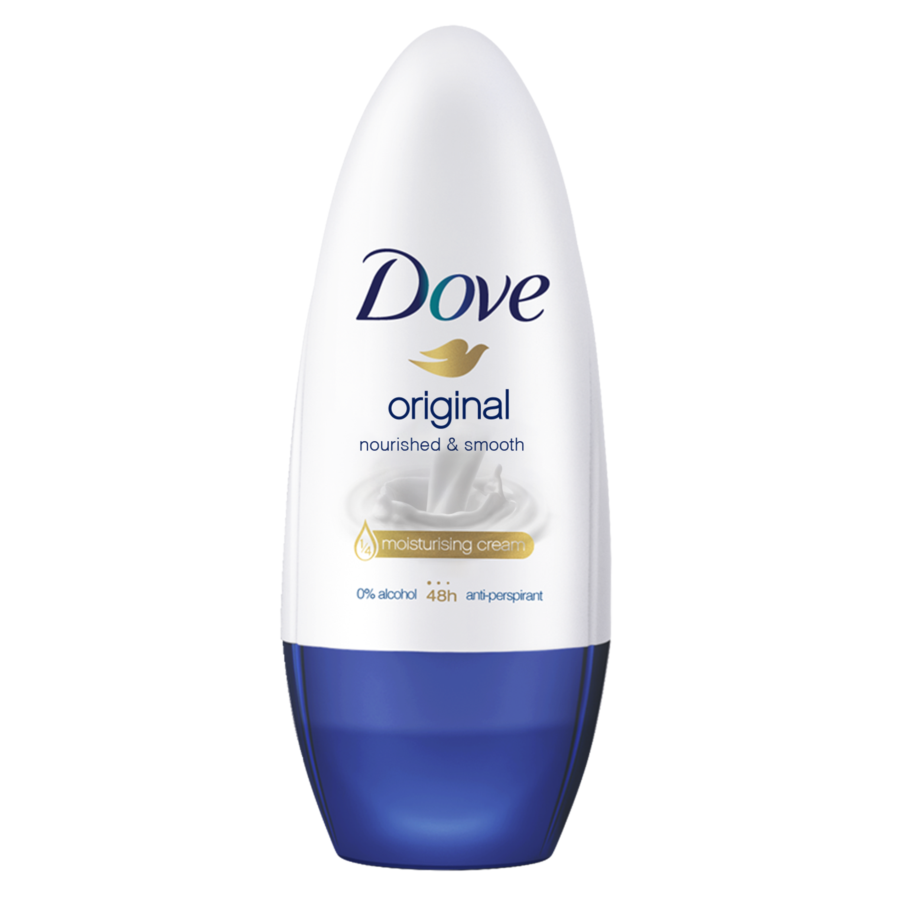 Lăn khử mùi Dove Original Nourished & Smooth hương dịu nhẹ mặt trước