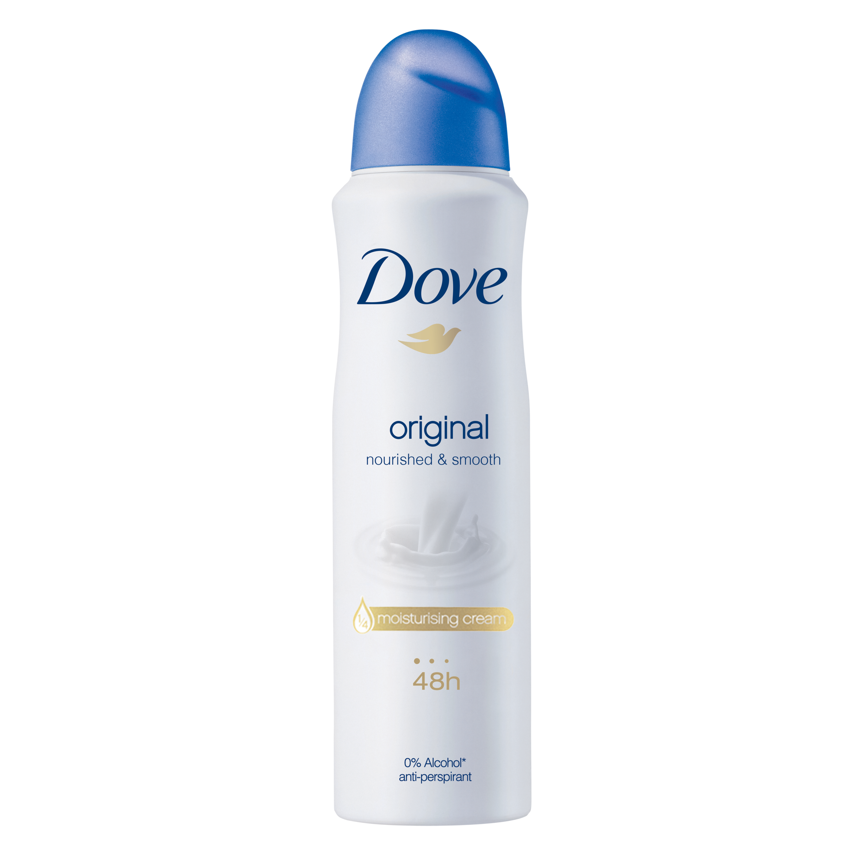 Xịt khử mùi Dove Original Nourished & Smooth hương dịu nhẹ mặt trước