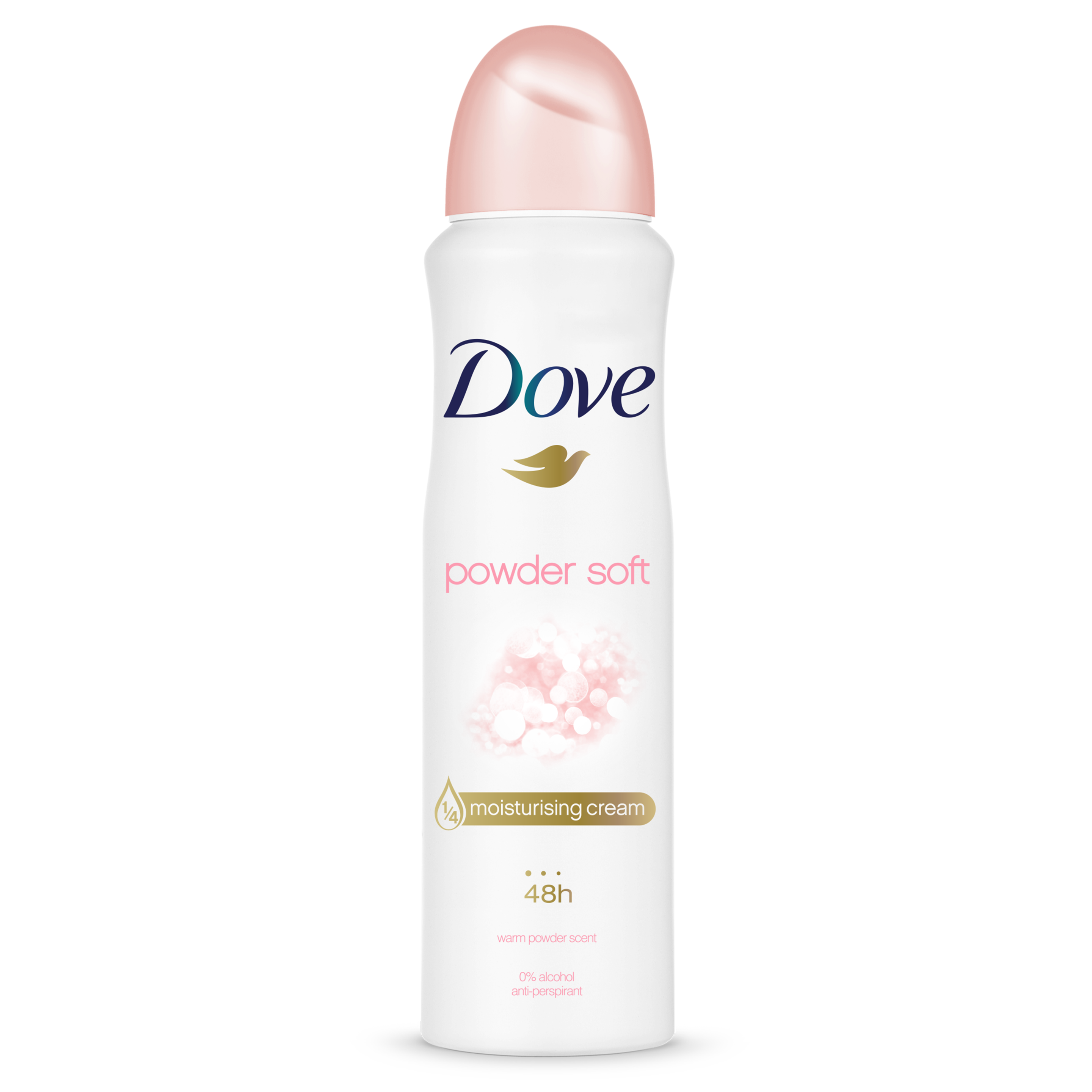 Xịt khử mùi Dove Powder Soft hương phấn thơm mặt trước