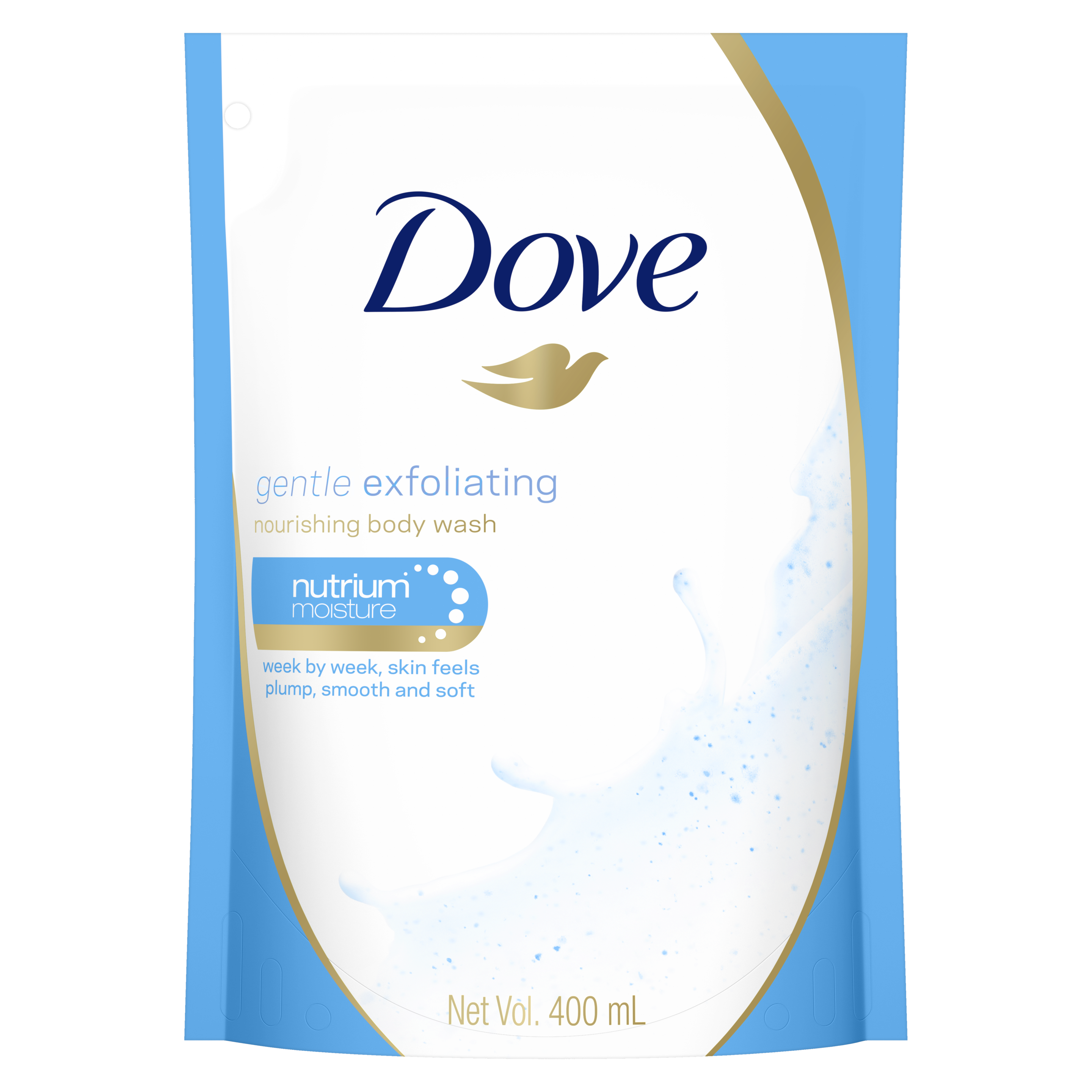 Dove Body Wash Refill Pouch Gentle Exfoliating
