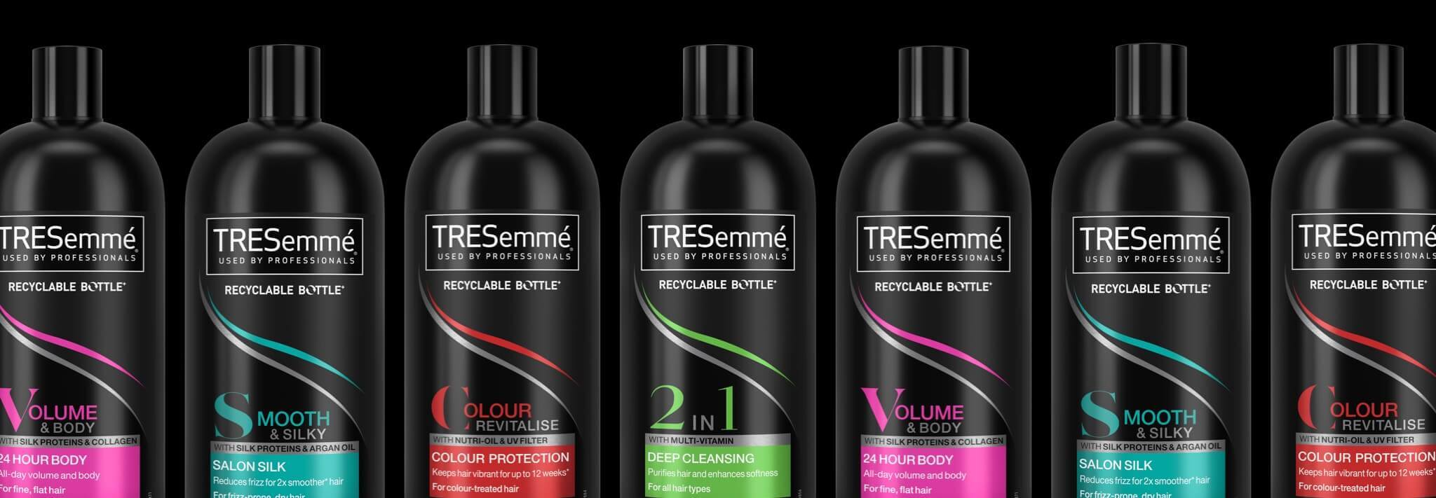 TRESemmé is leading the way on making black plastic recyclable