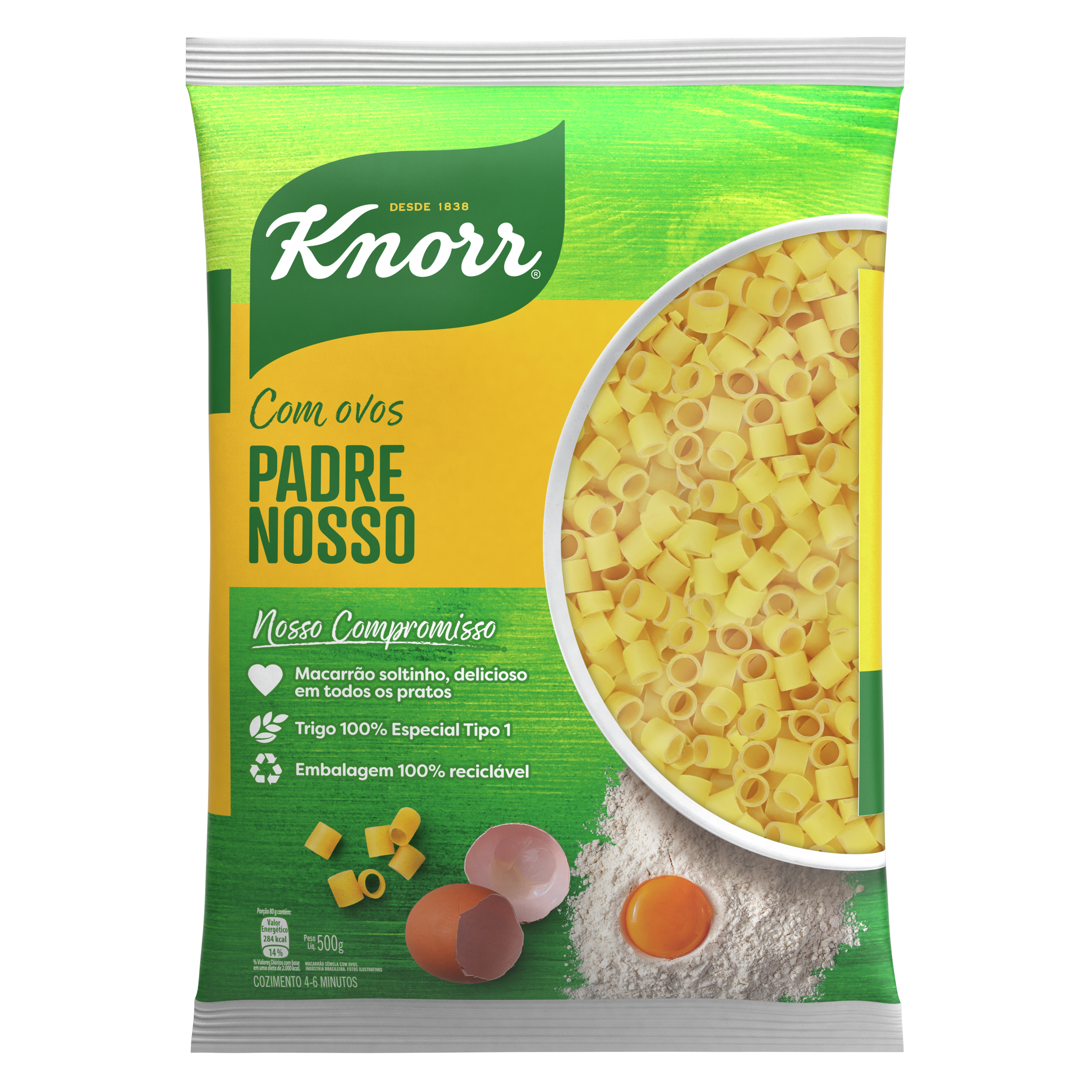 Macarrão Knorr Padre Nosso Sêmola com Ovos