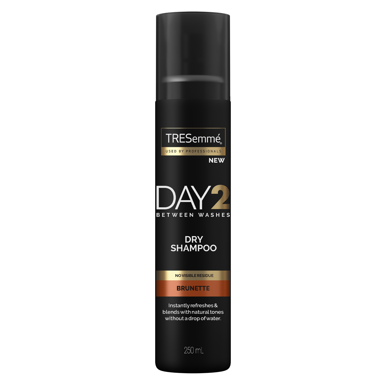A 250ml can of TRESemme Day2 Brunette Dry Shampoo