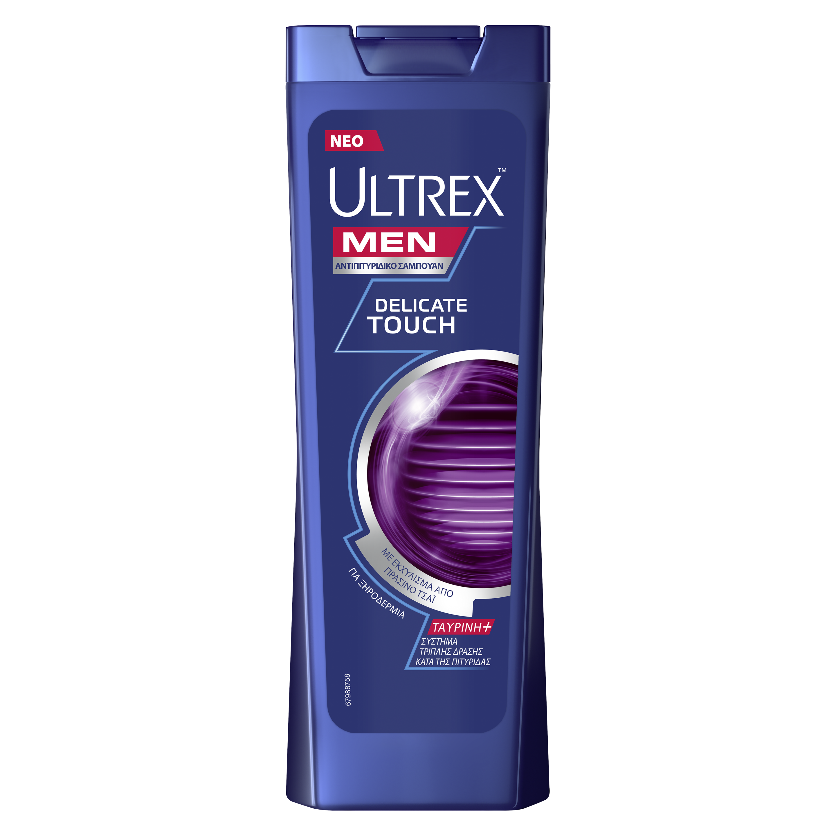 Front of shampoo pack Clear Ultrex Delicate Touch 360ml