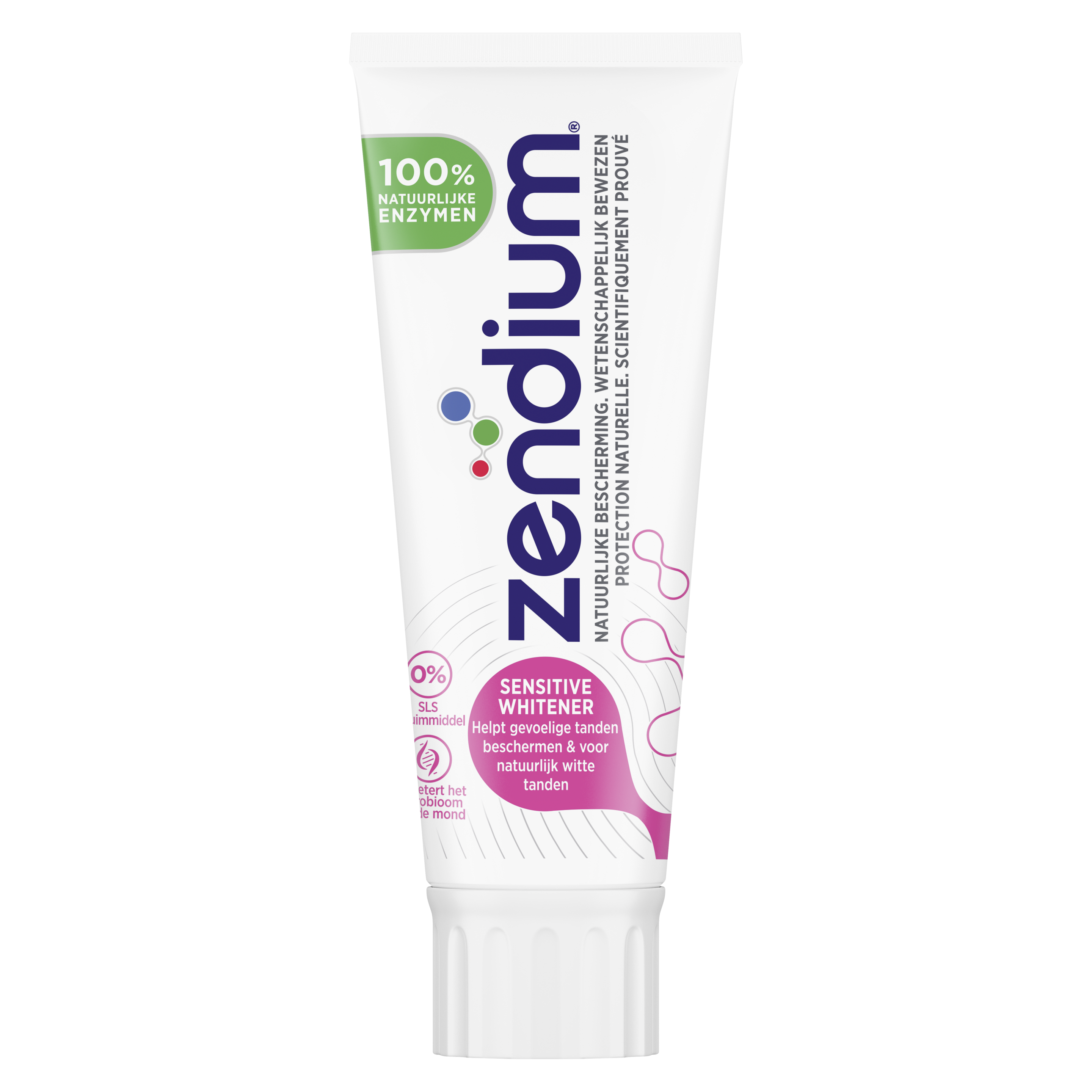 Zendium Sensitive Whitener  Tandpasta 75 ml front
