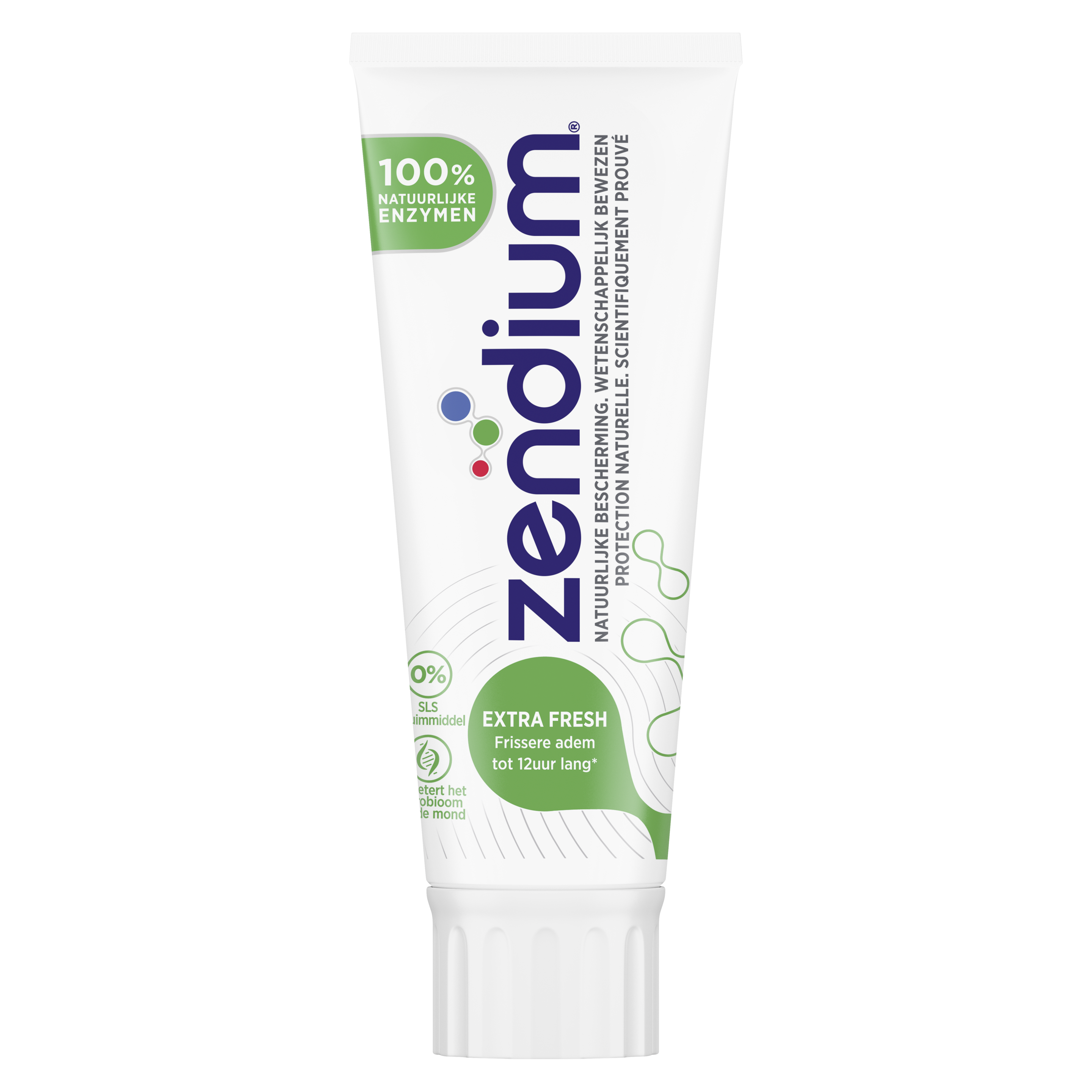 Zendium Extra Fresh Tandpasta 75ml front
