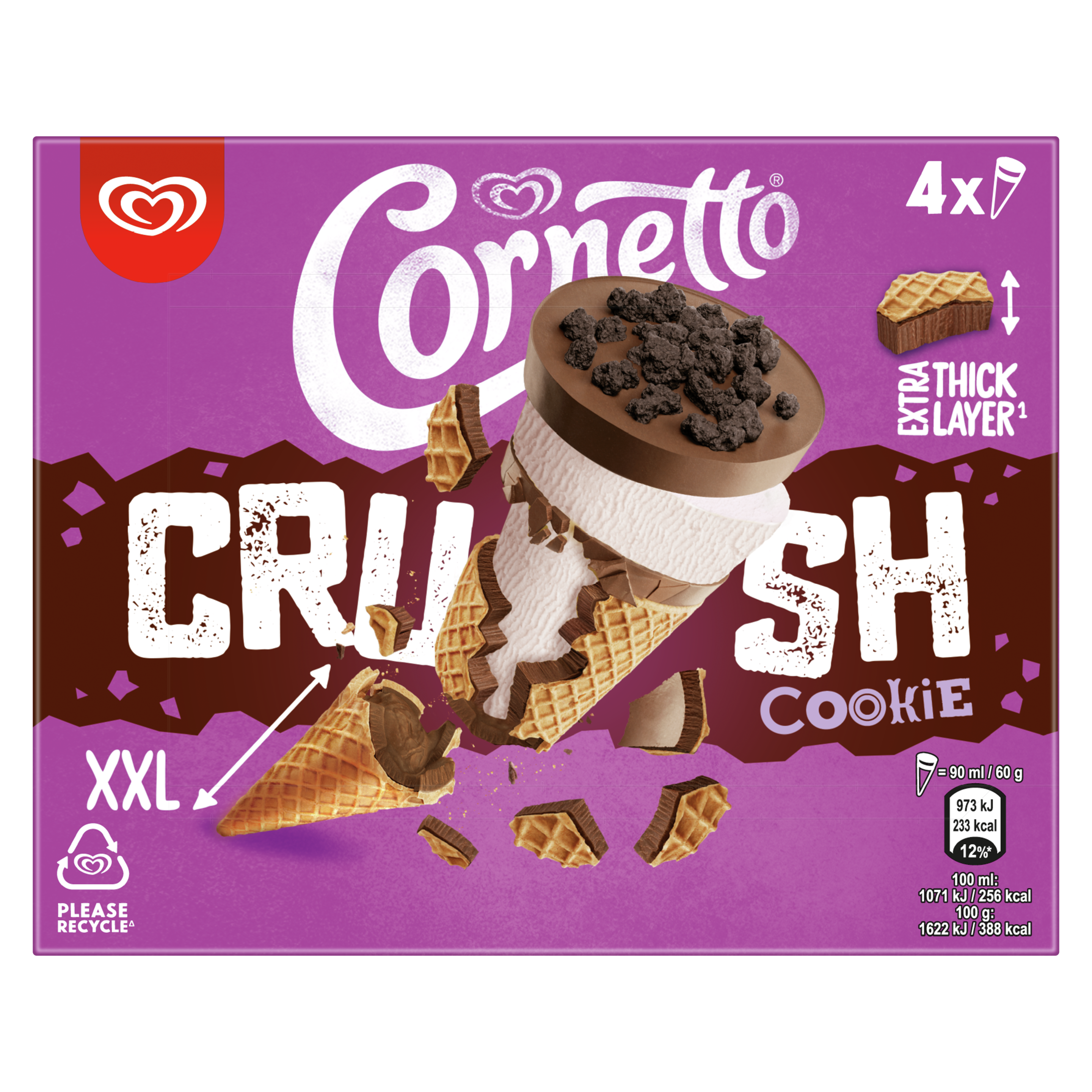 Cornetto Crush Cookies x 4