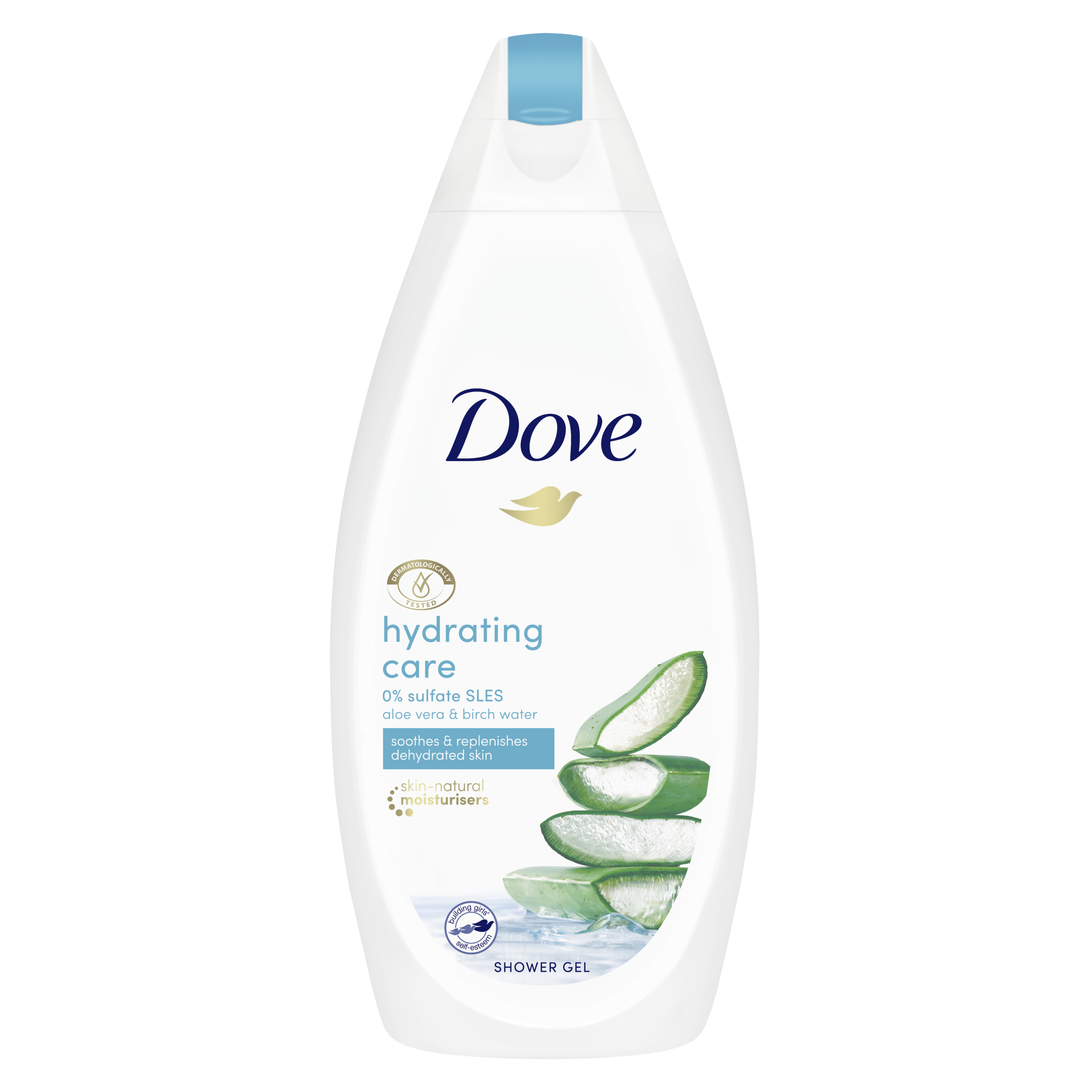 Dove Hydrating Care with Aloe Vera and Birch Water Shower Gel 500ml