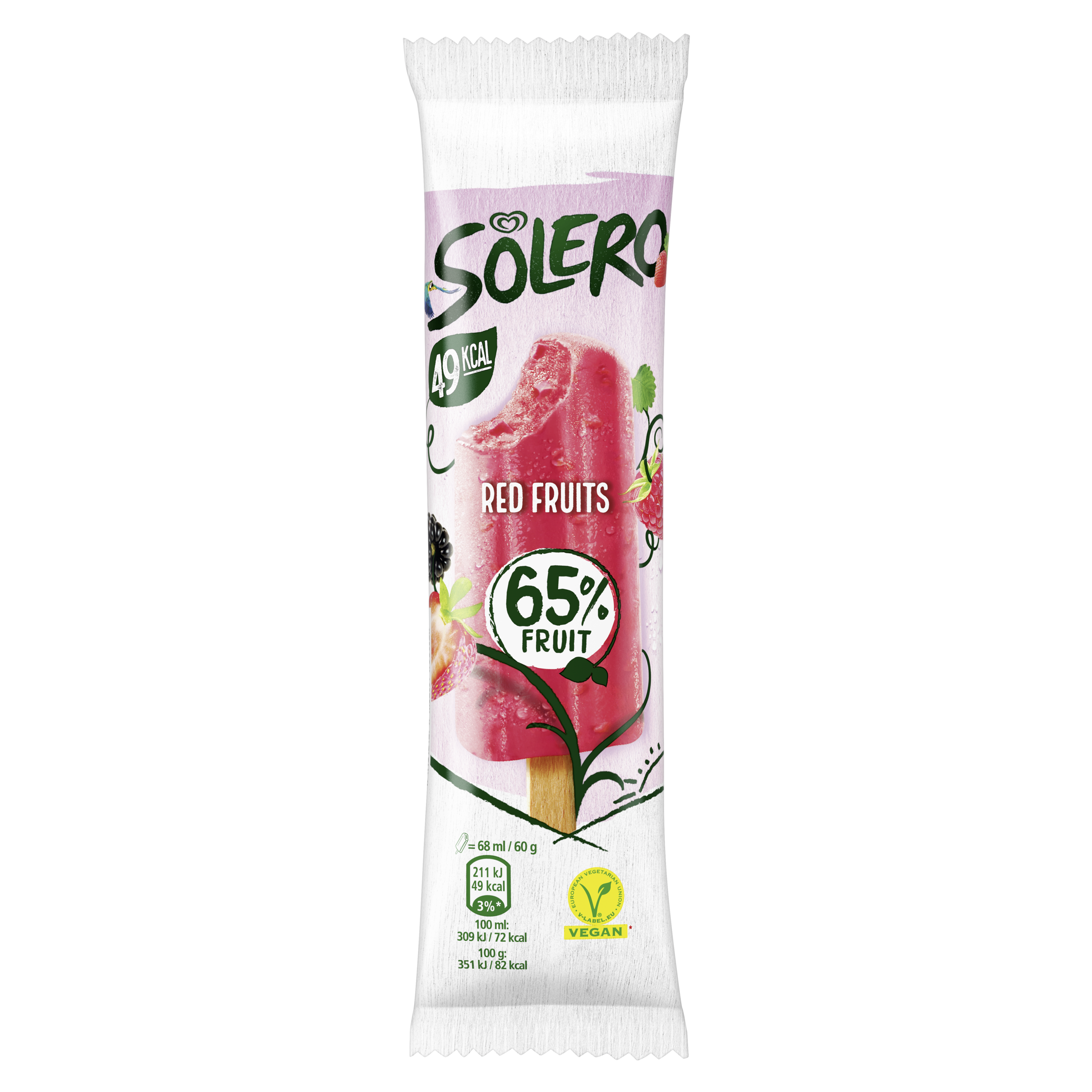 Solero Red Fruits 65% 68ml
