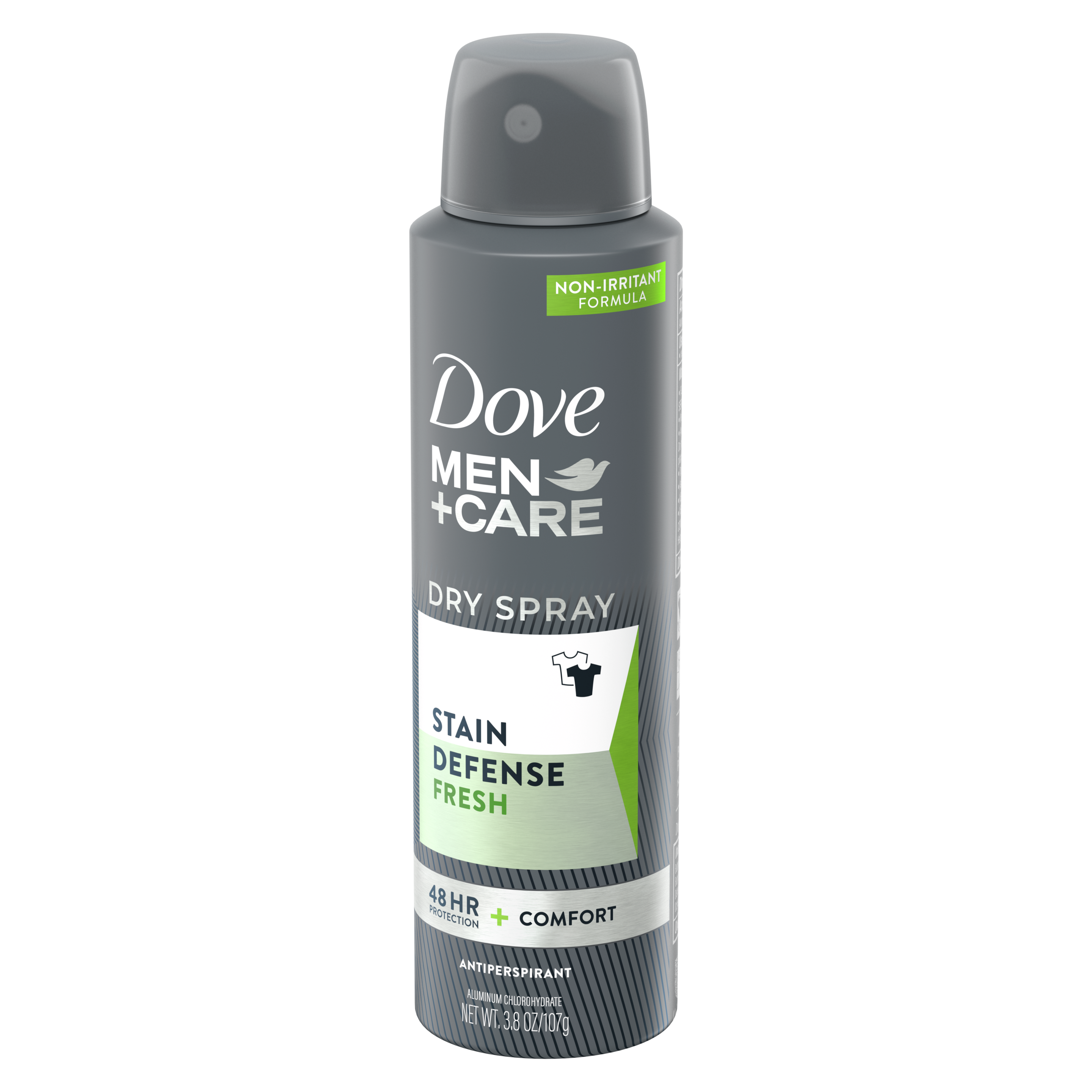 Dove Men+Care Stain Defense Dry Spray Antiperspirant Deodorant Fresh 3.8 oz back