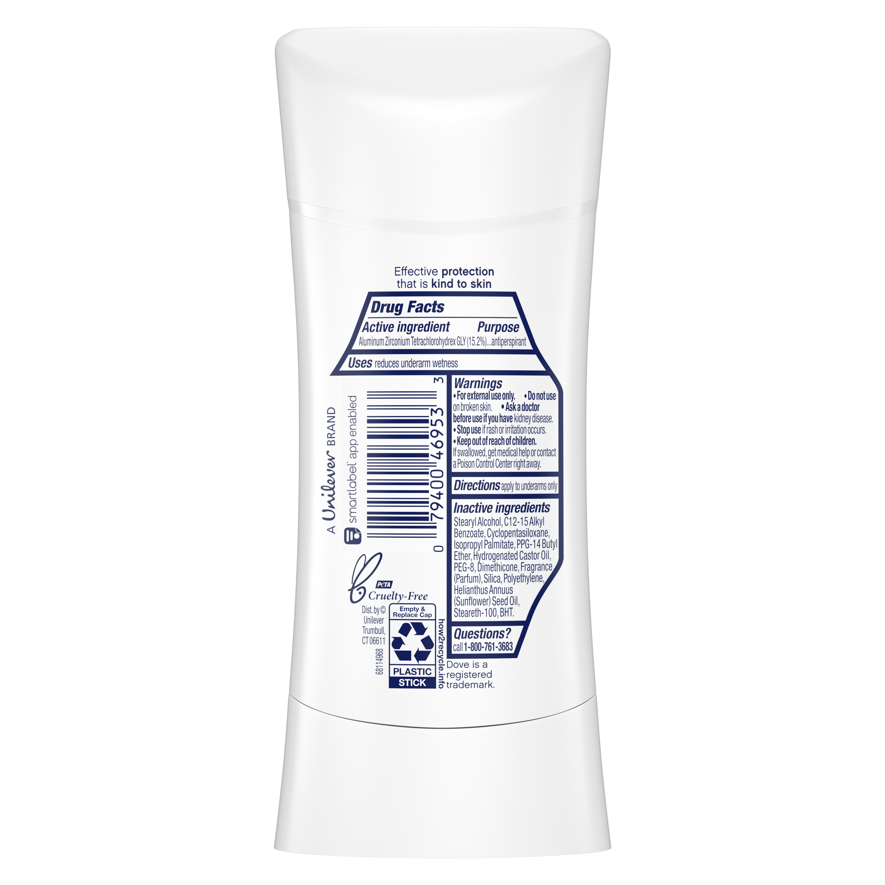 Dove Advanced Care Antiperspirant Deodorant Clear Minerals 2.6oz