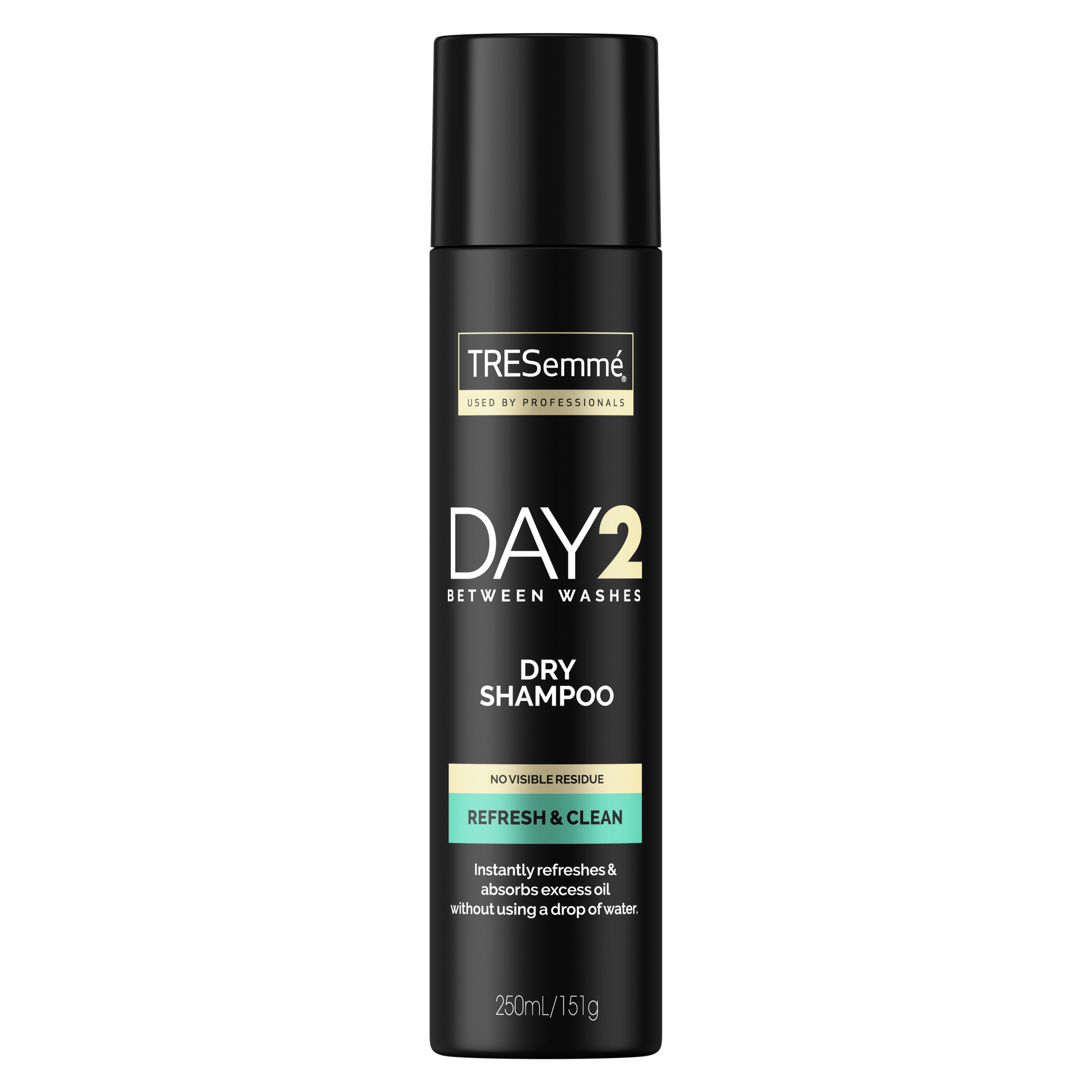 A 151g can of TRESemmé Instant Refresh Dry Shampoo front of pack image