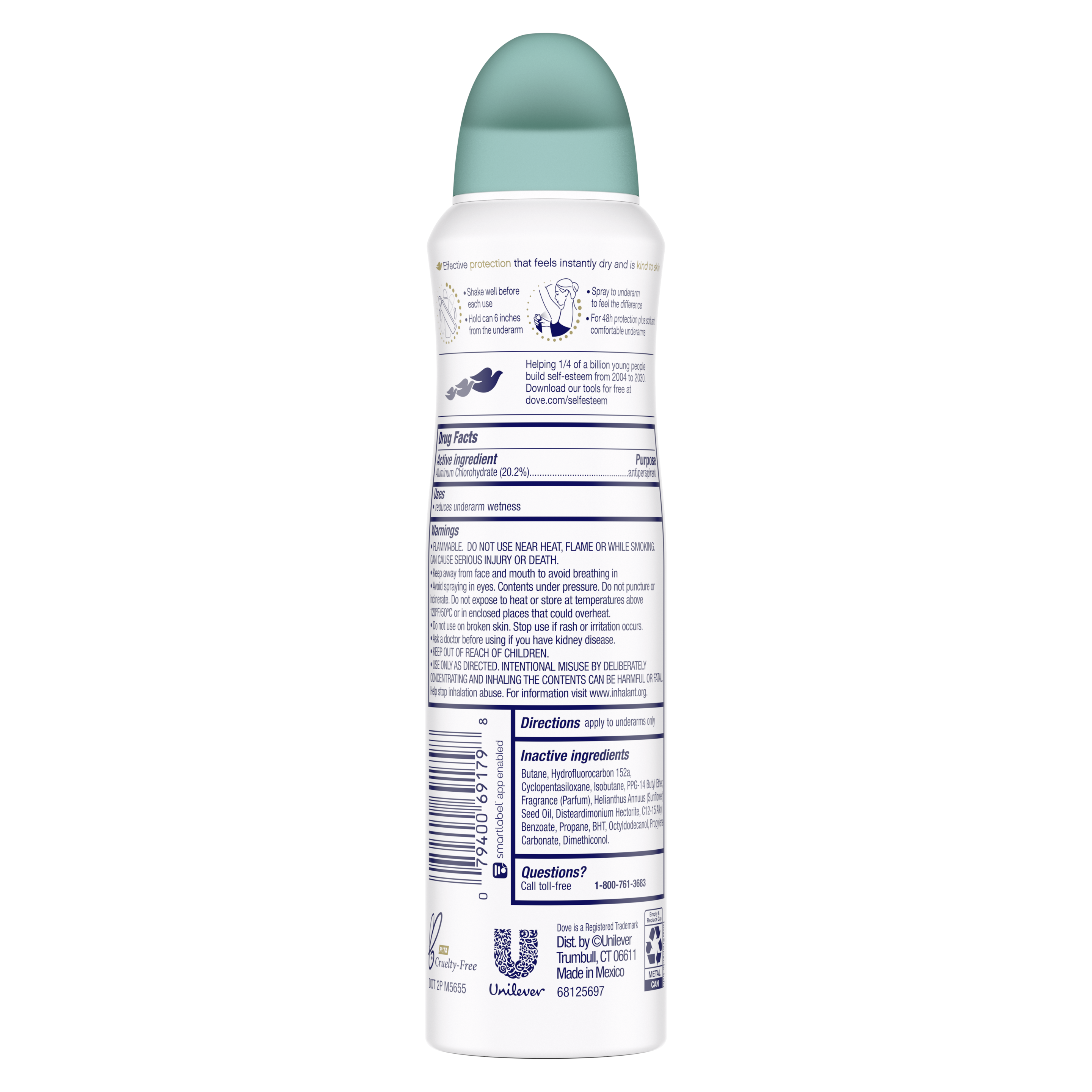 Advanced Care Dry Spray Antiperspirant Deodorant Go Fresh Rejuvenate