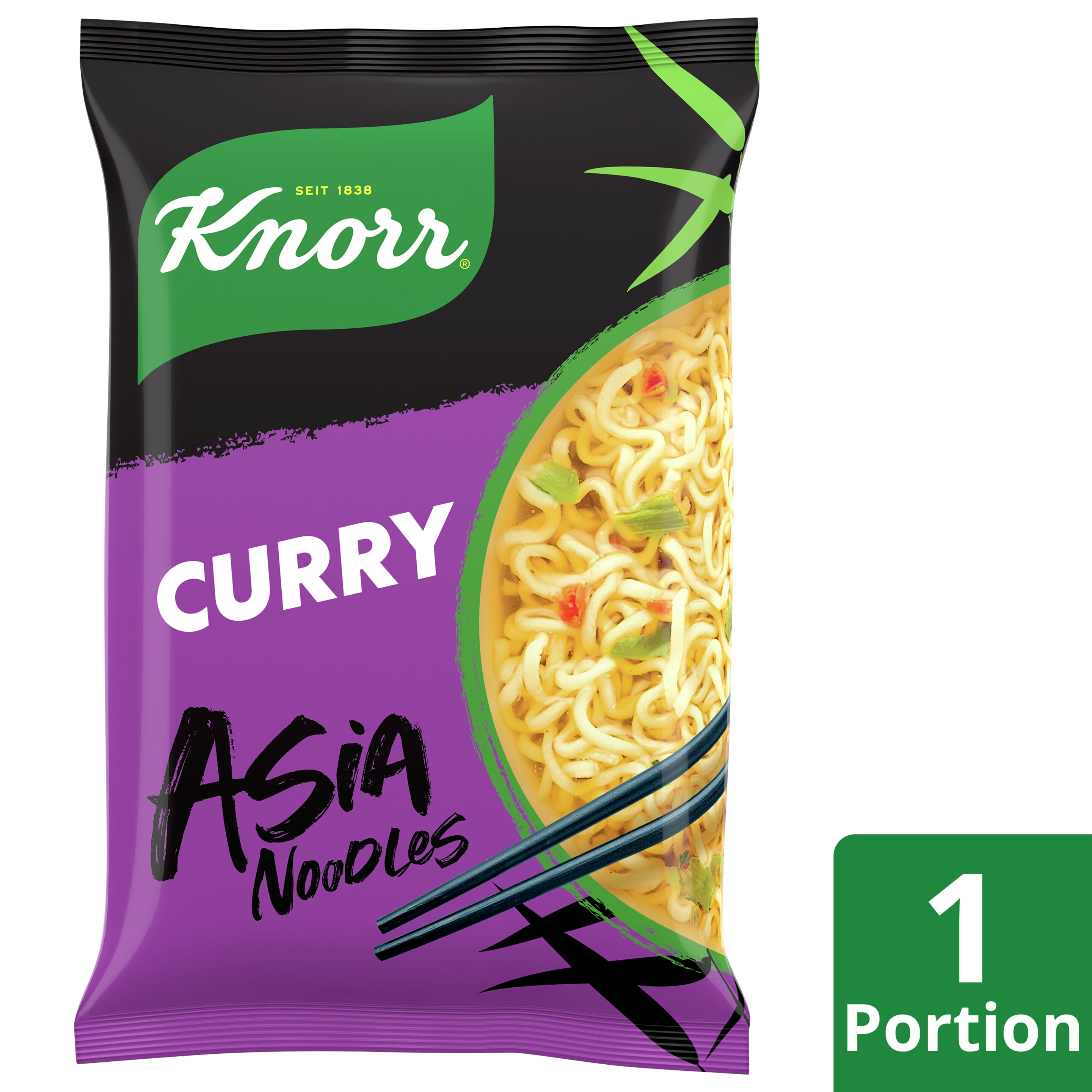 KNORR Asia Noodles Curry Beutel 1 Portion