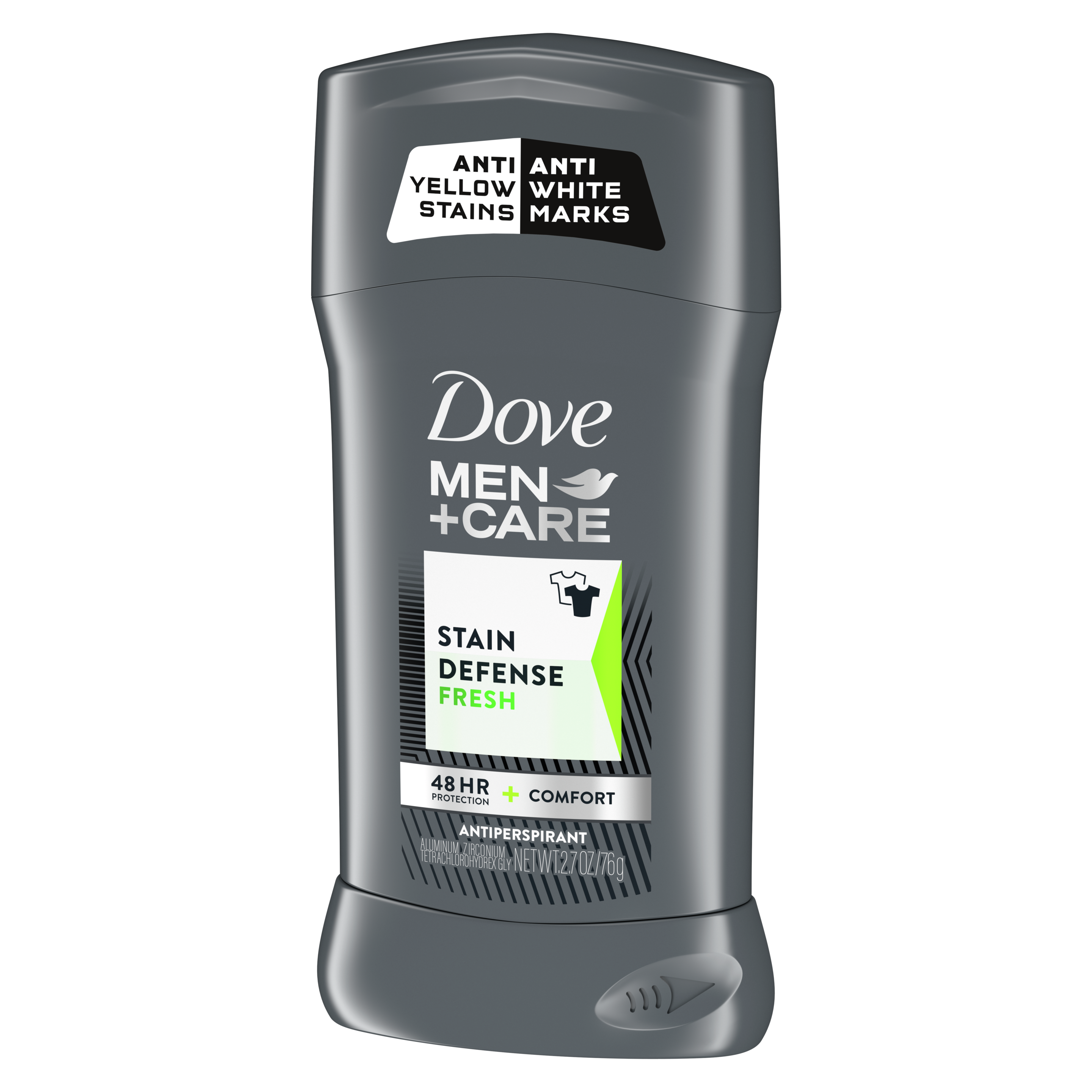 Dove Men+Care Stain Defense Antiperspirant Deodorant Stick Fresh 2.7 oz ingredient list