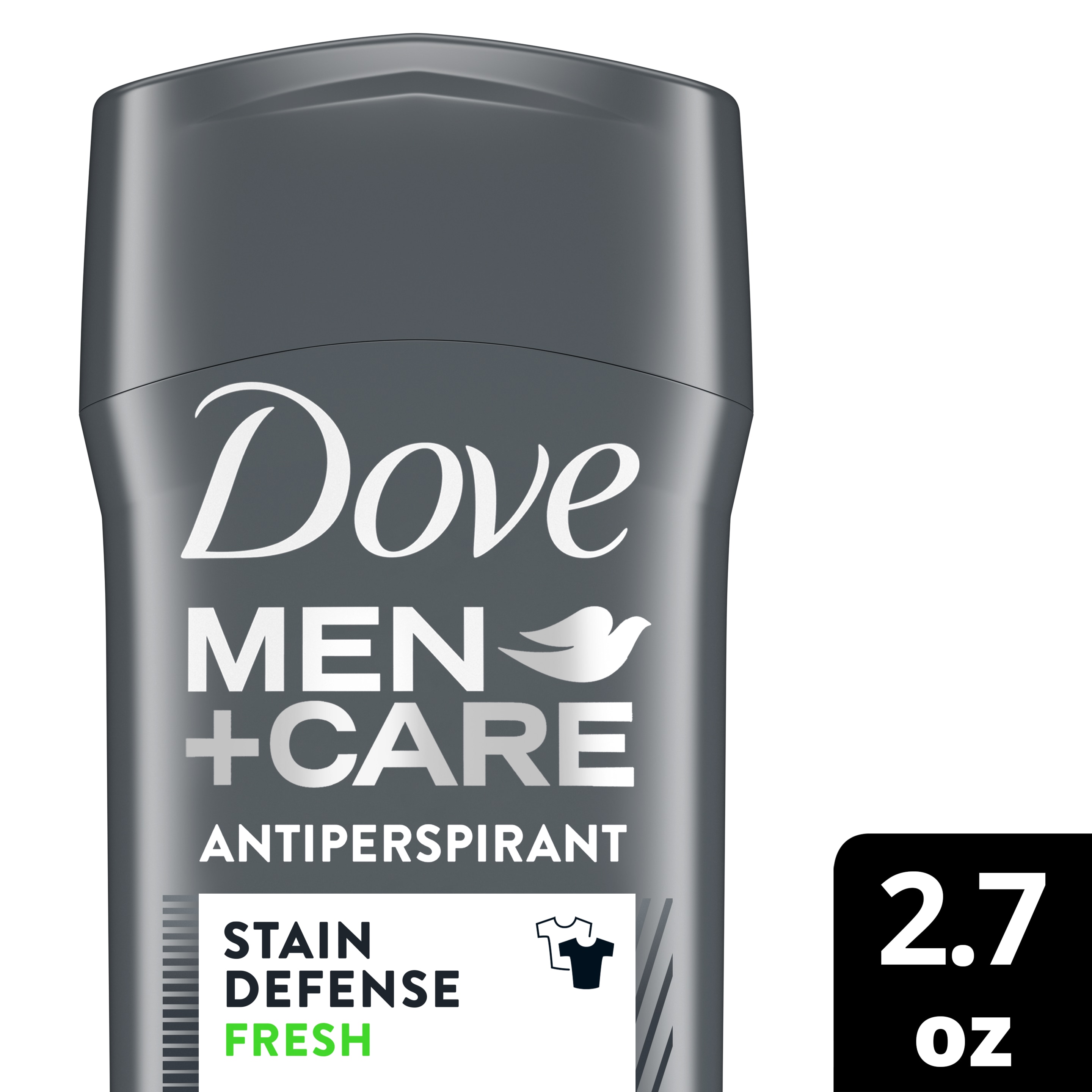 Dove Men+Care Stain Defense Antiperspirant Deodorant Stick Fresh 2.7 oz back