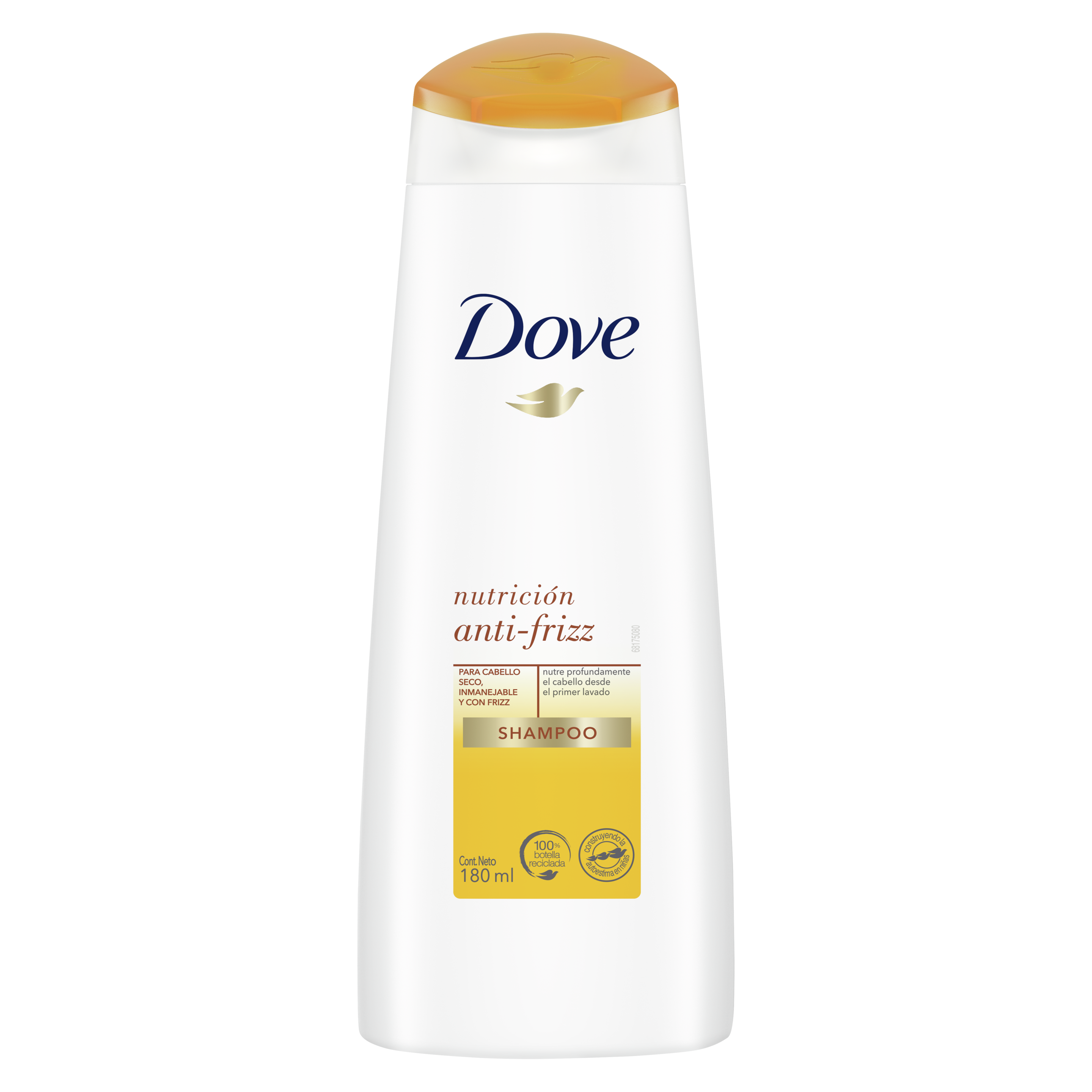 Dove Shampoo Nutrición Anti-Frizz 180ml
