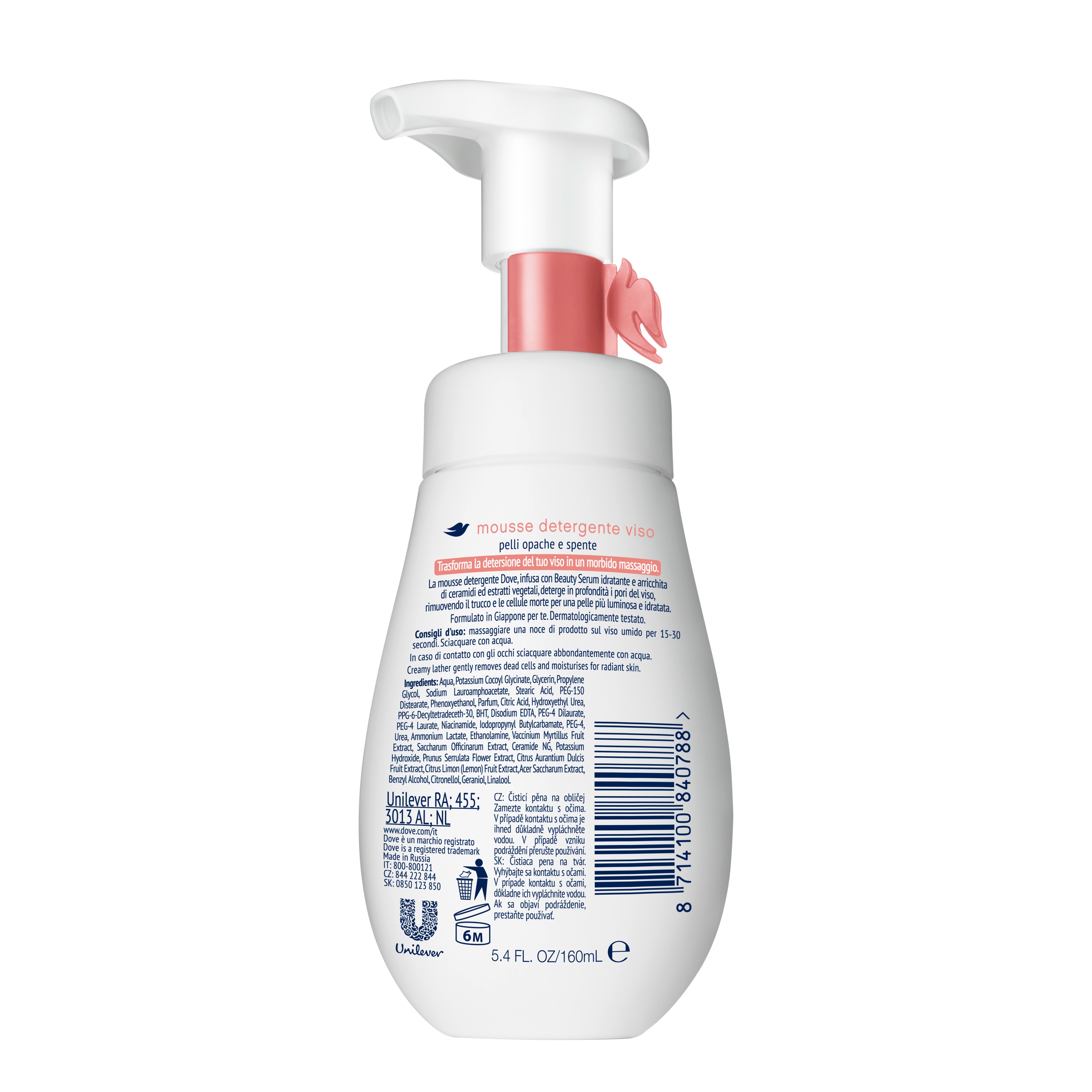 Mousse Detergente Viso Illuminante