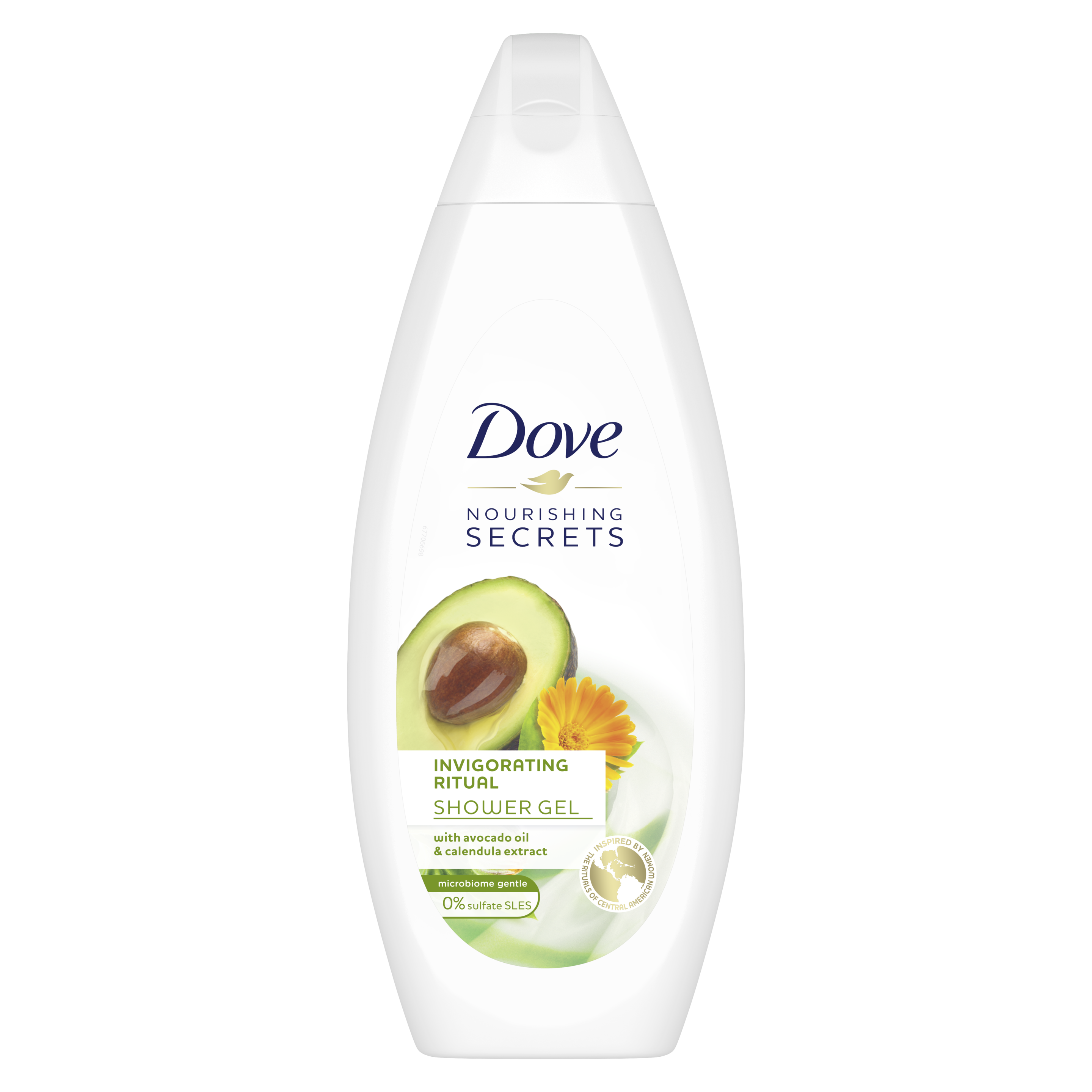 Dove Invigorating Ritual Body Wash - Avocado Oil and Calendula Extract 250ml