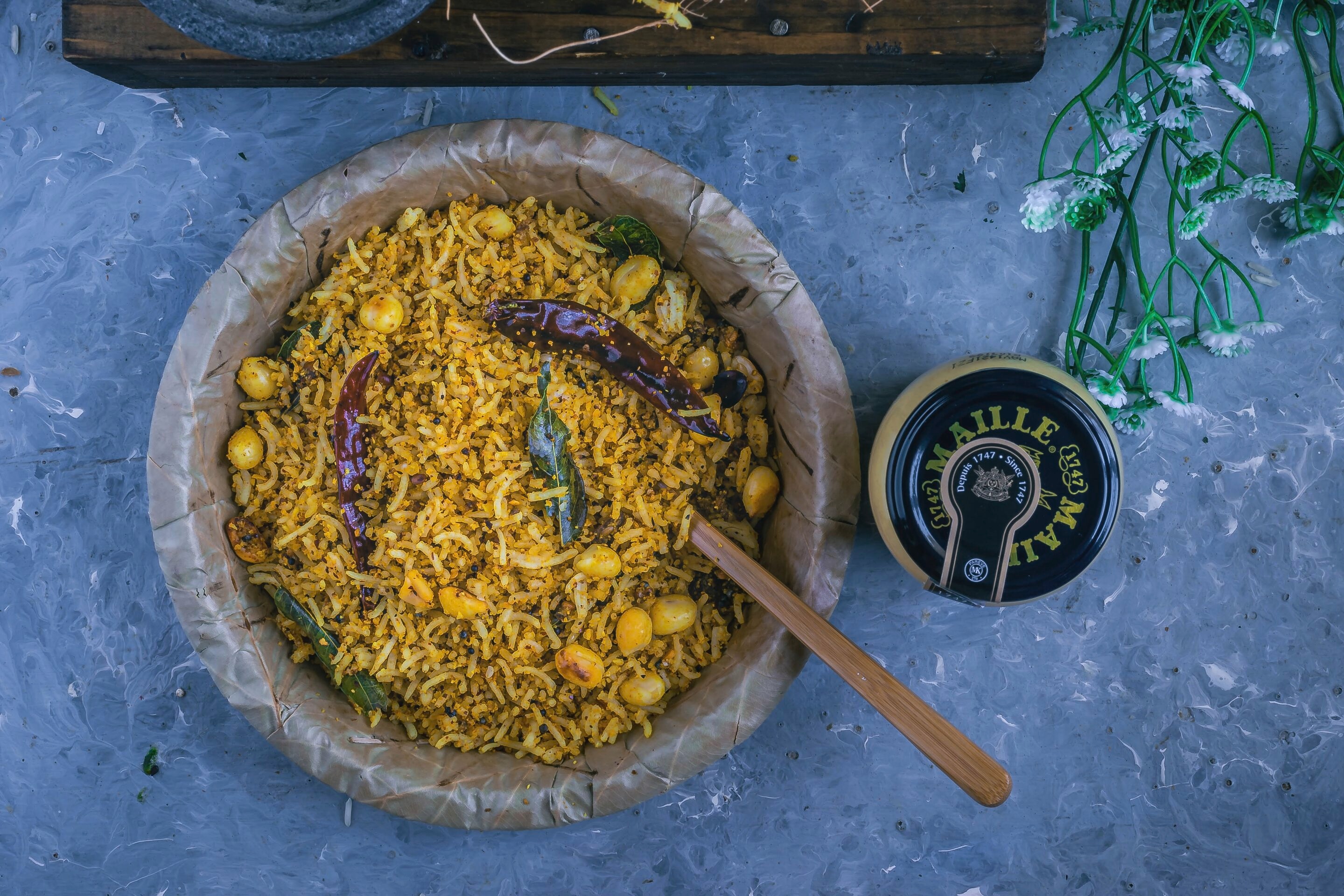 Coconut Mustard Rice