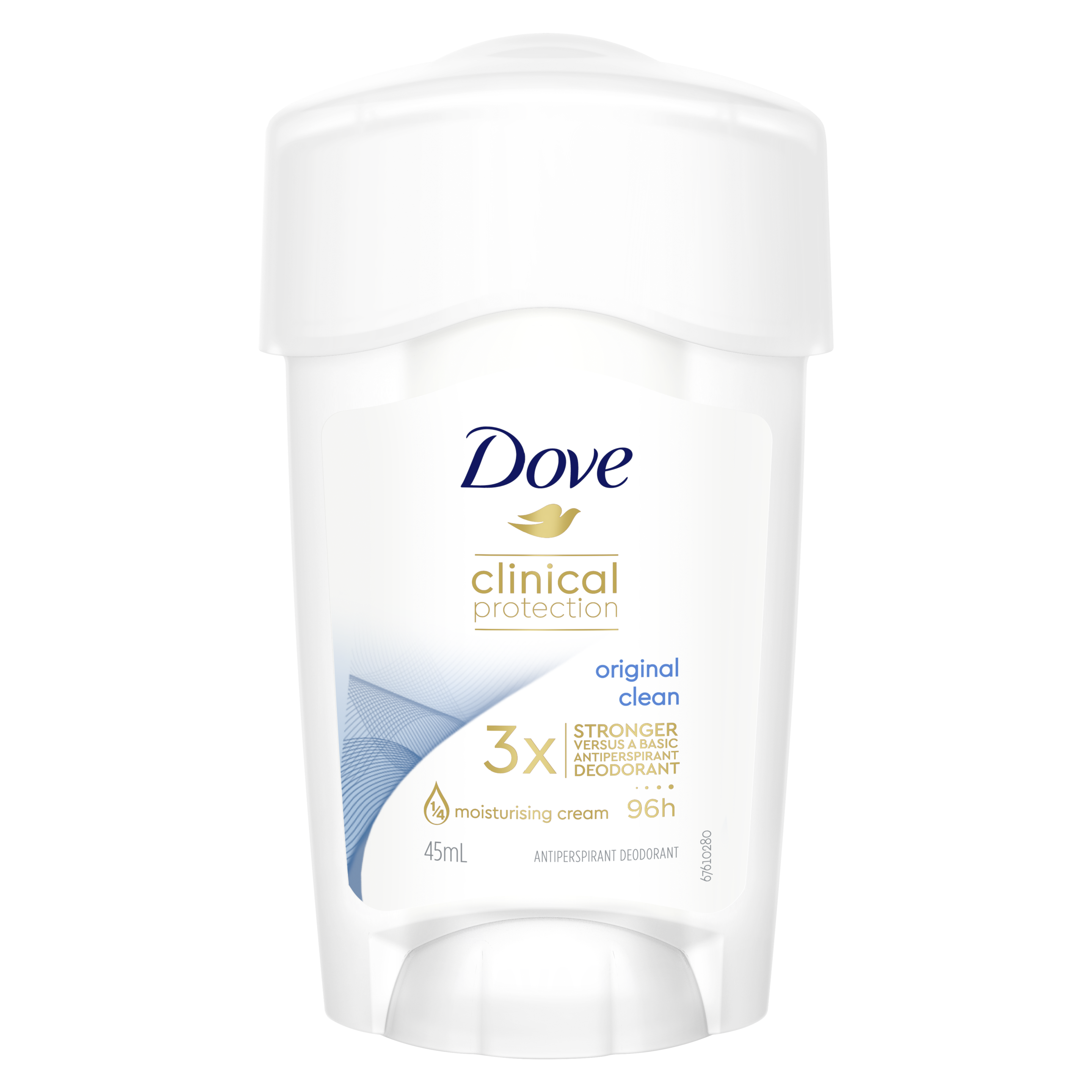 Dove Clinical Protection Original Deodorant 45ml Text