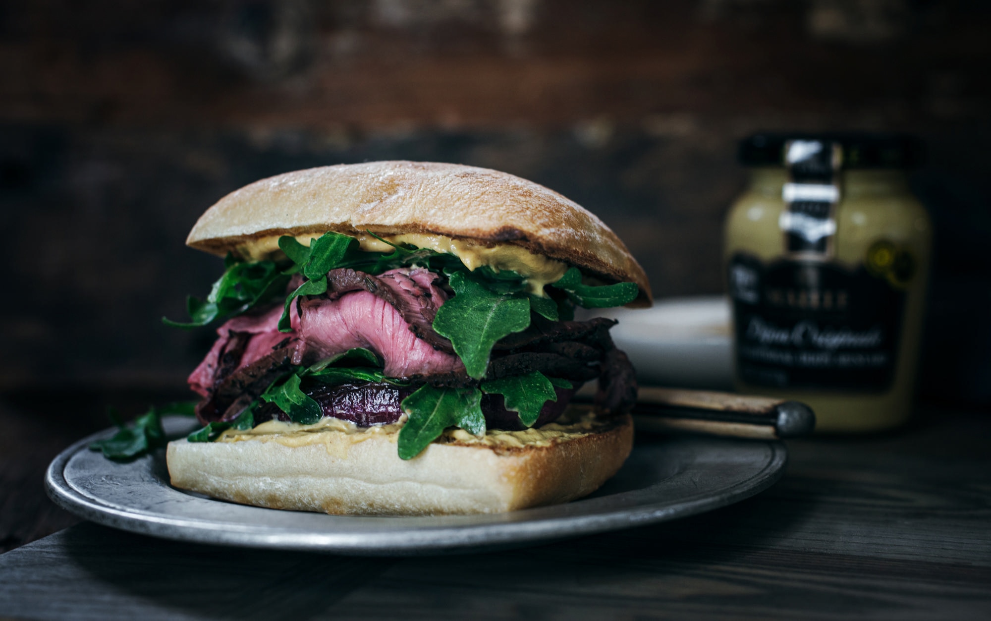 Steak and Caramelized Onion Sandwich