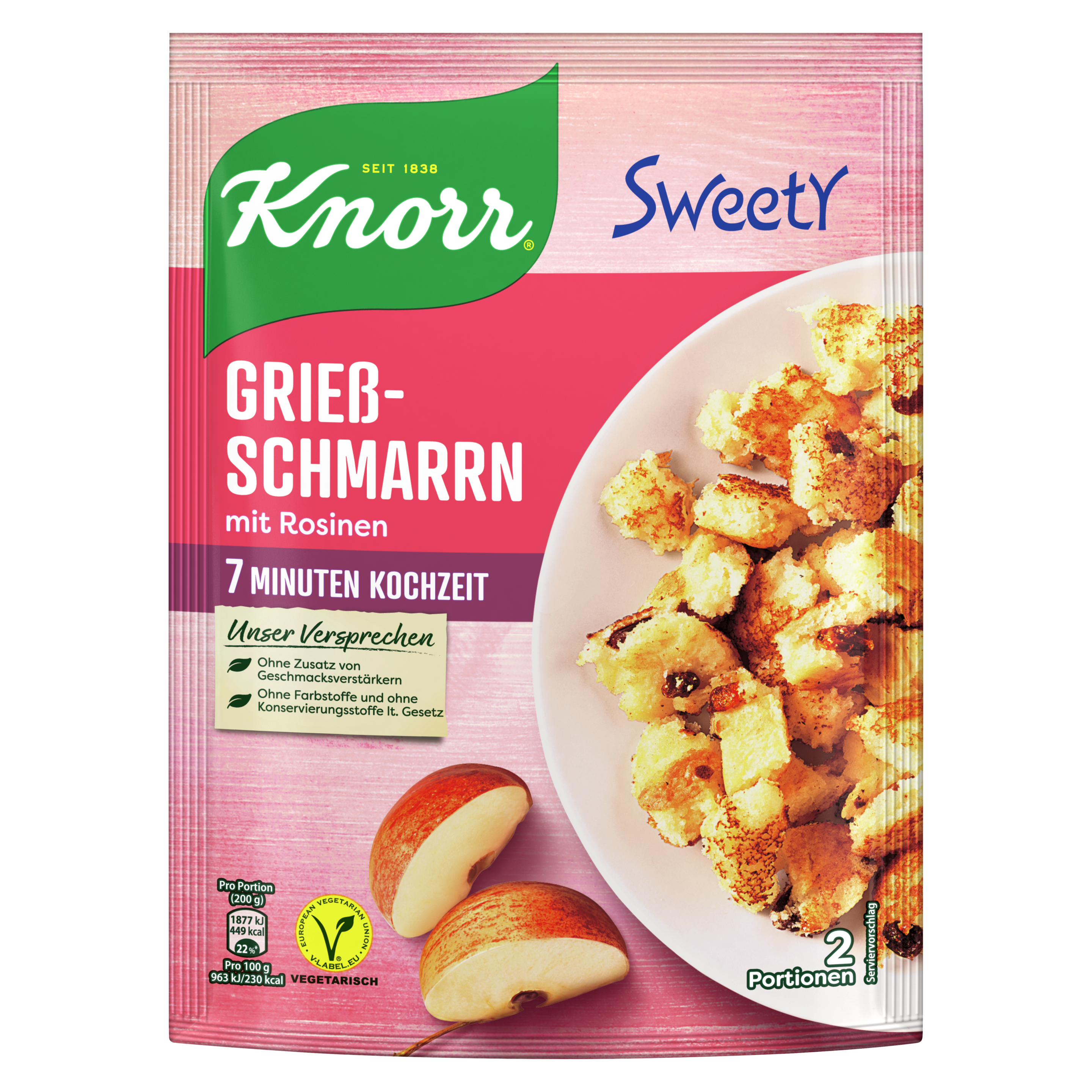Knorr Sweety Grießschmarrn  2 Portionen