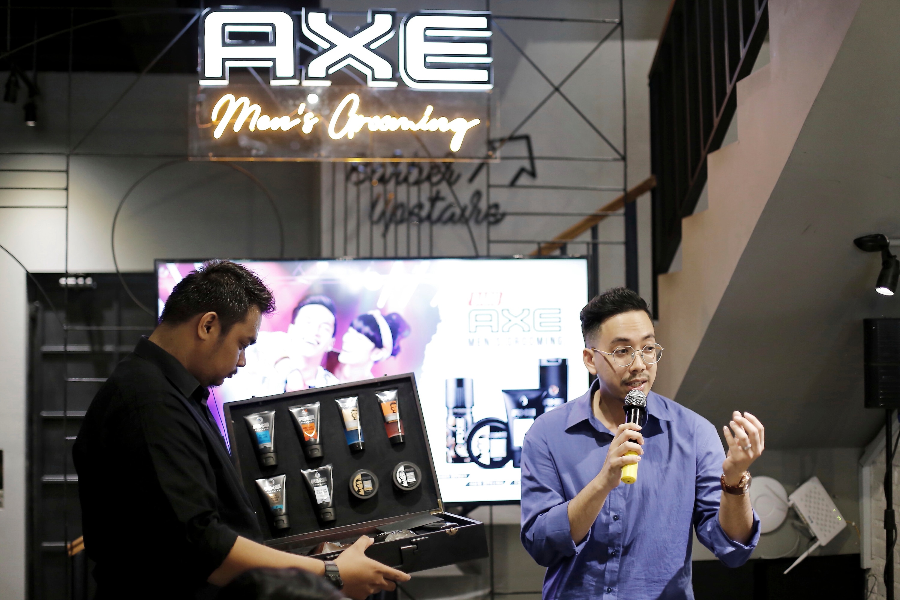 acara press conference bersama axe untuk peluncuran produk