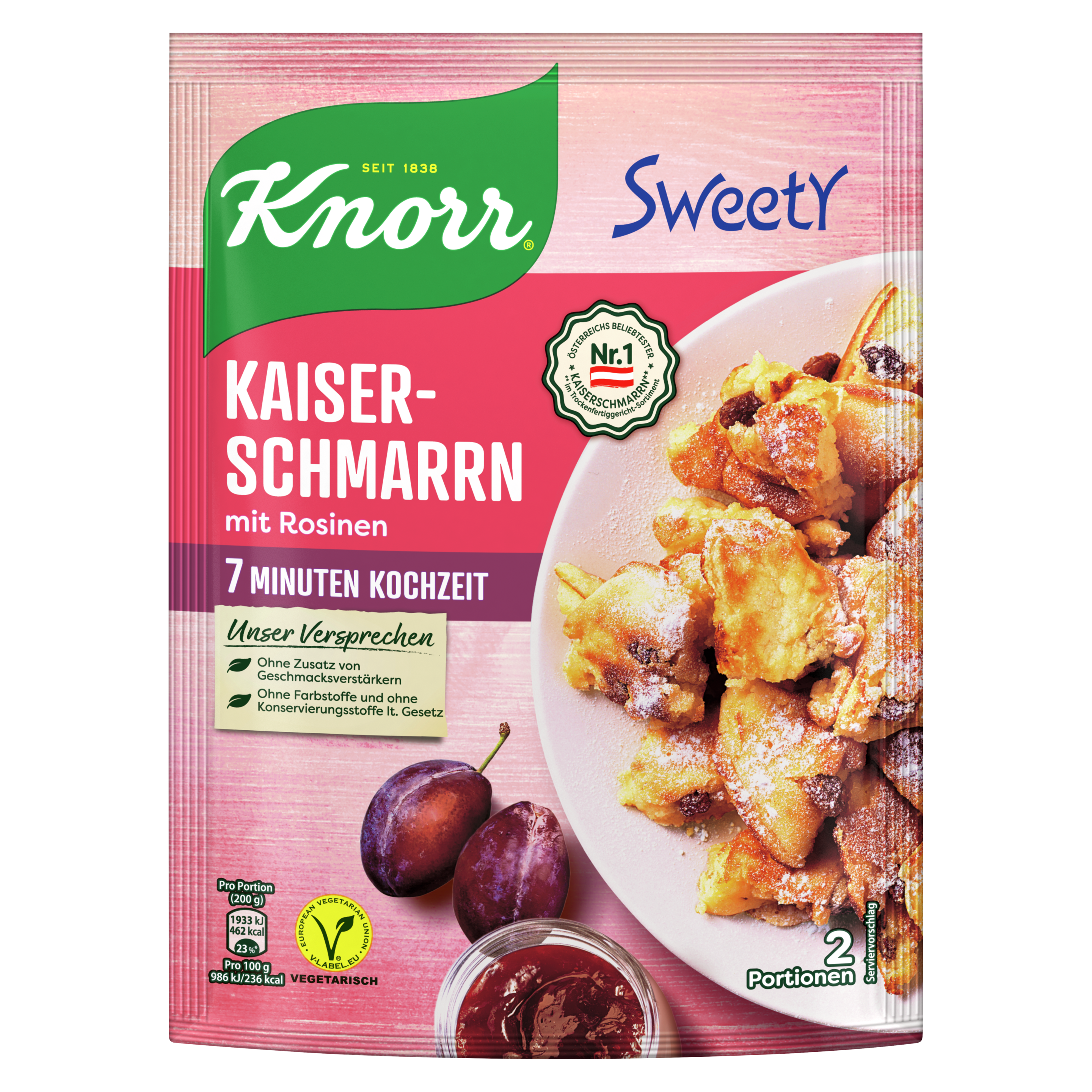 Knorr Sweety Kaiserschmarrn  2 Portionen