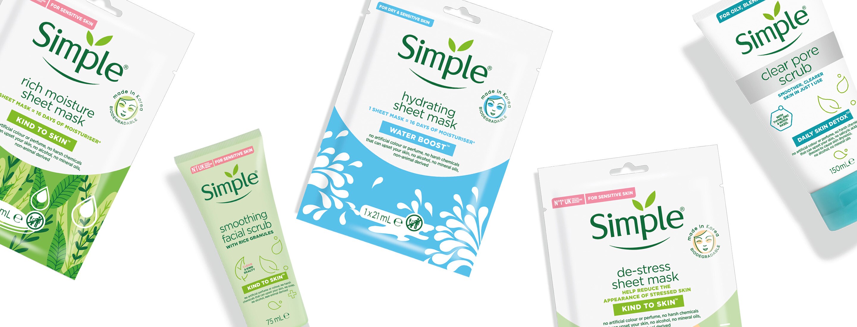 Loạt sản phẩm dưỡng ẩm Simple