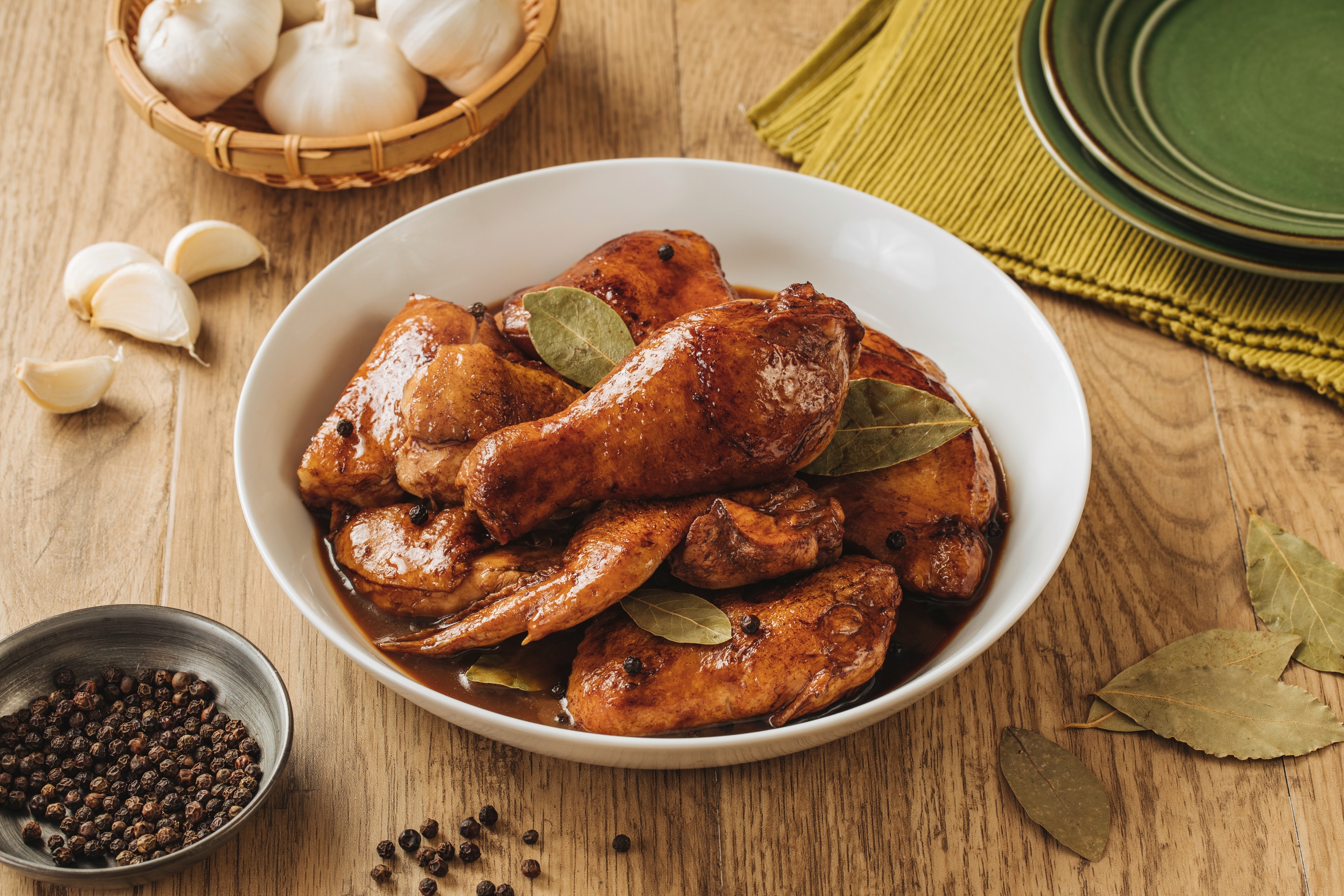 Authentic Filipino Chicken Adobo Recipe With Deep Garlicky Flavor