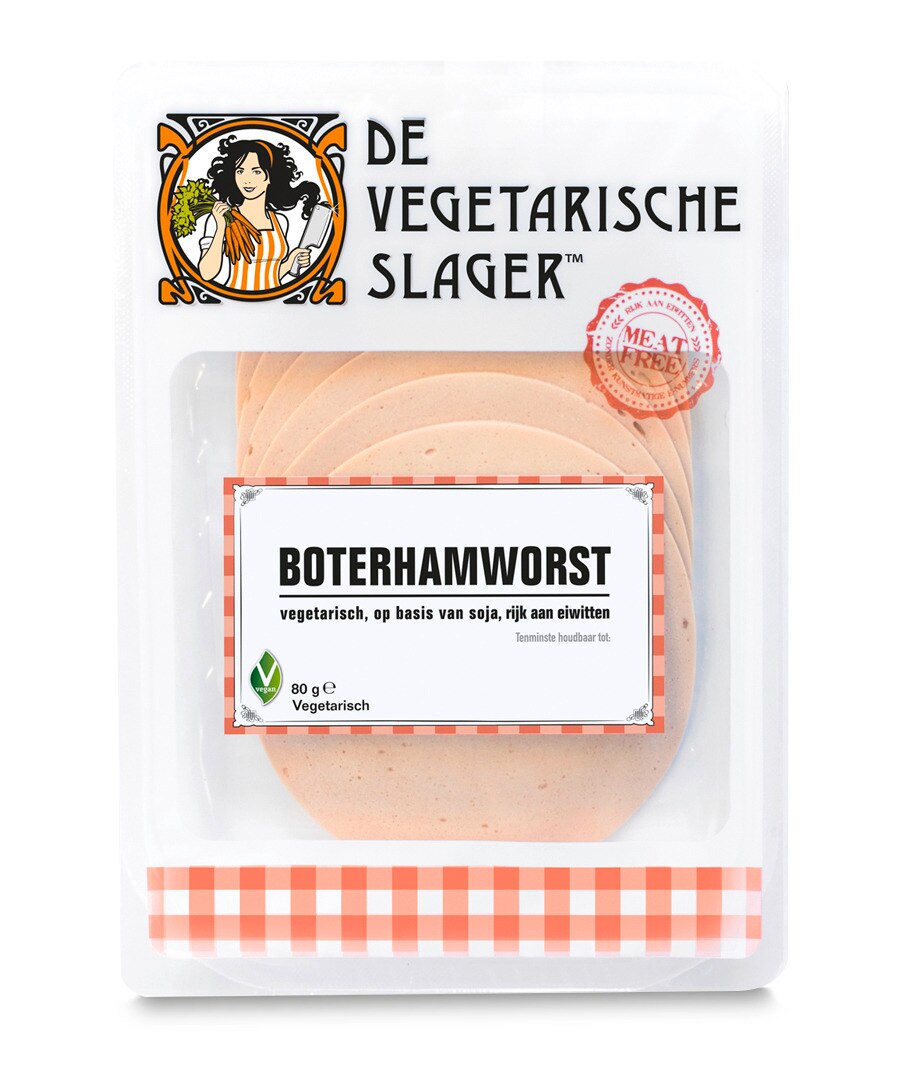 De Vegetarische Slager Vegan Boterhamworst 80g