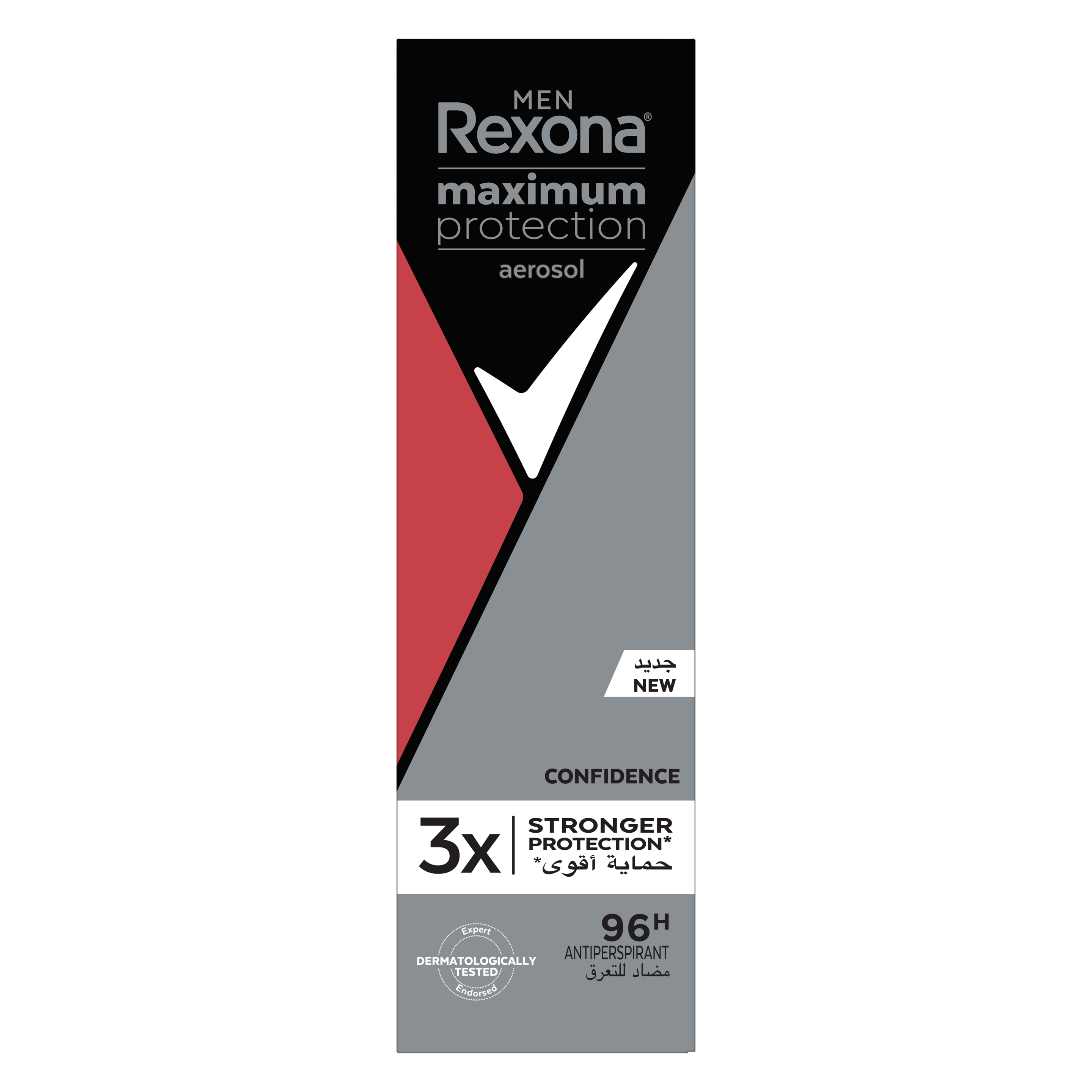 REXONA MEN for Men Antiperspirant Deodorant Spray, 96 Hours of Sweat Protection, Maximum Protection Confidence, 3X Stronger Antiperspirant, 150ml