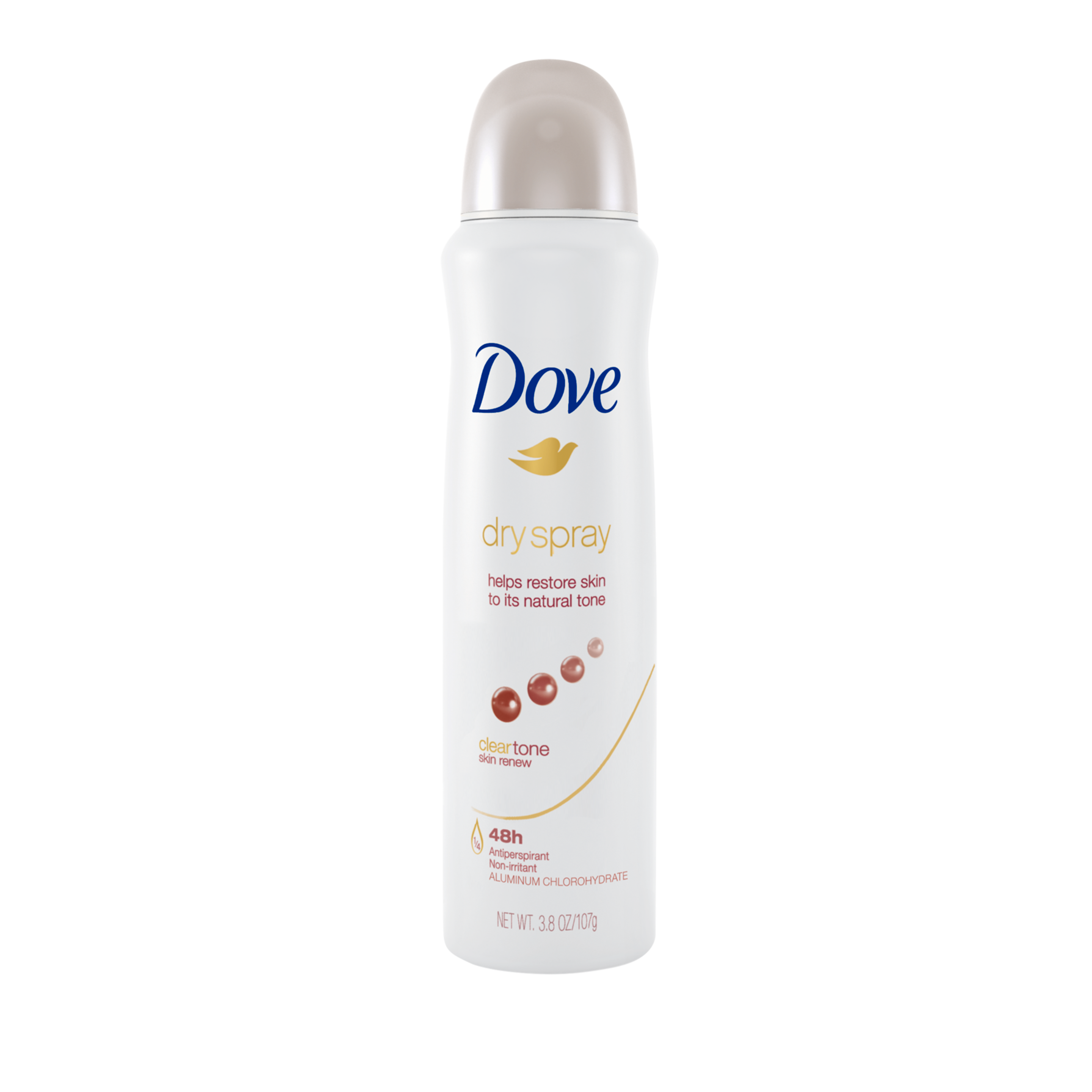 Dove Clear Tone Skin Renew Dry Spray Antiperspirant 3.8oz
