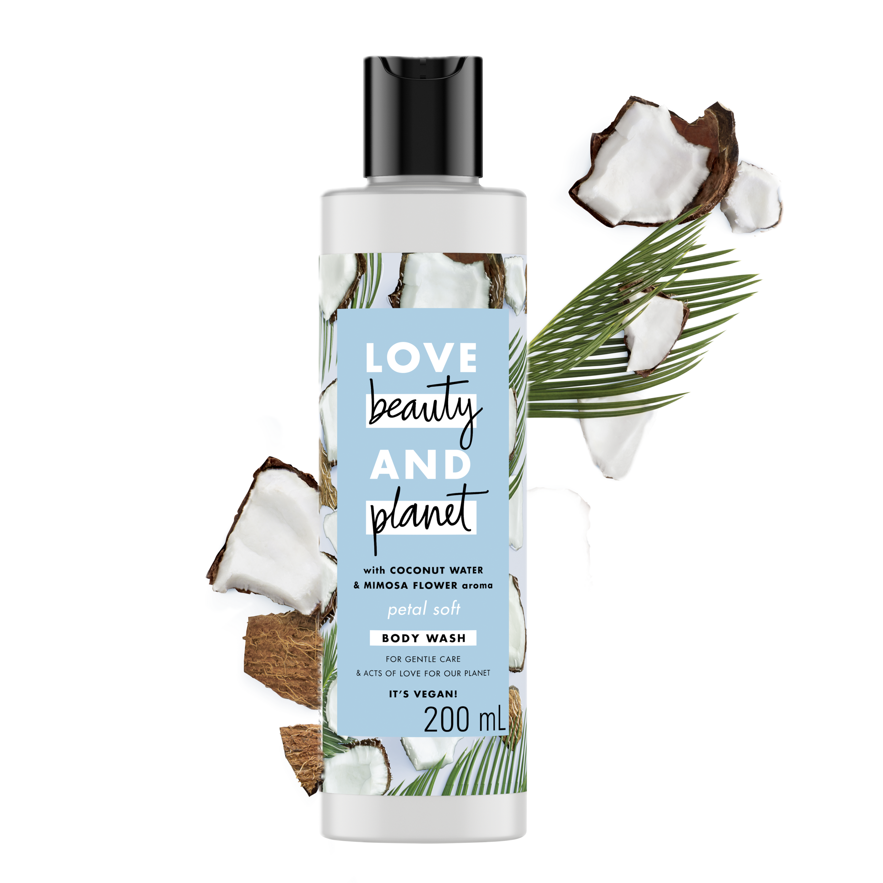 Coconut Water & Mimosa Flower Body Wash Text