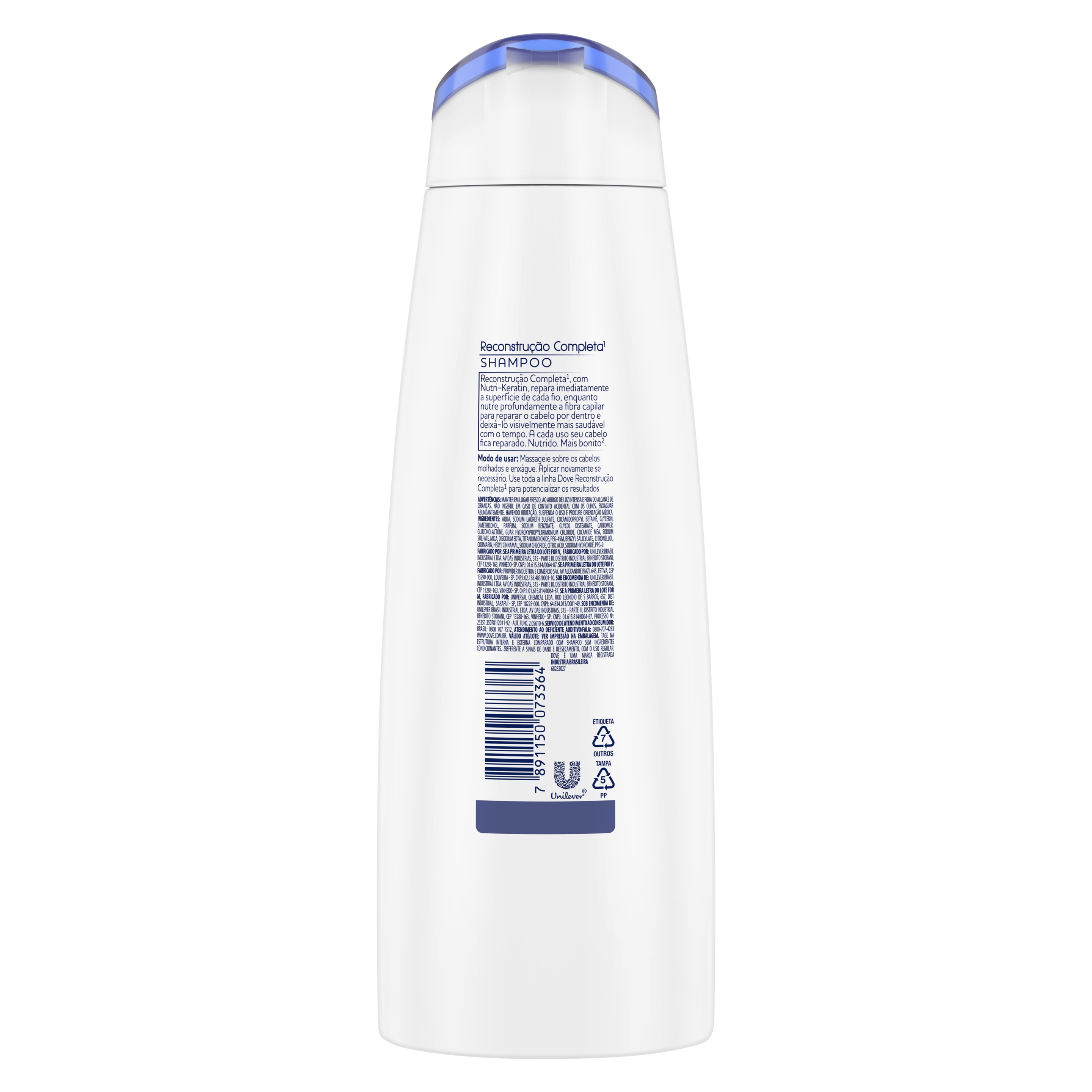 Shampoo Dove Reconstrução Completa 200ml