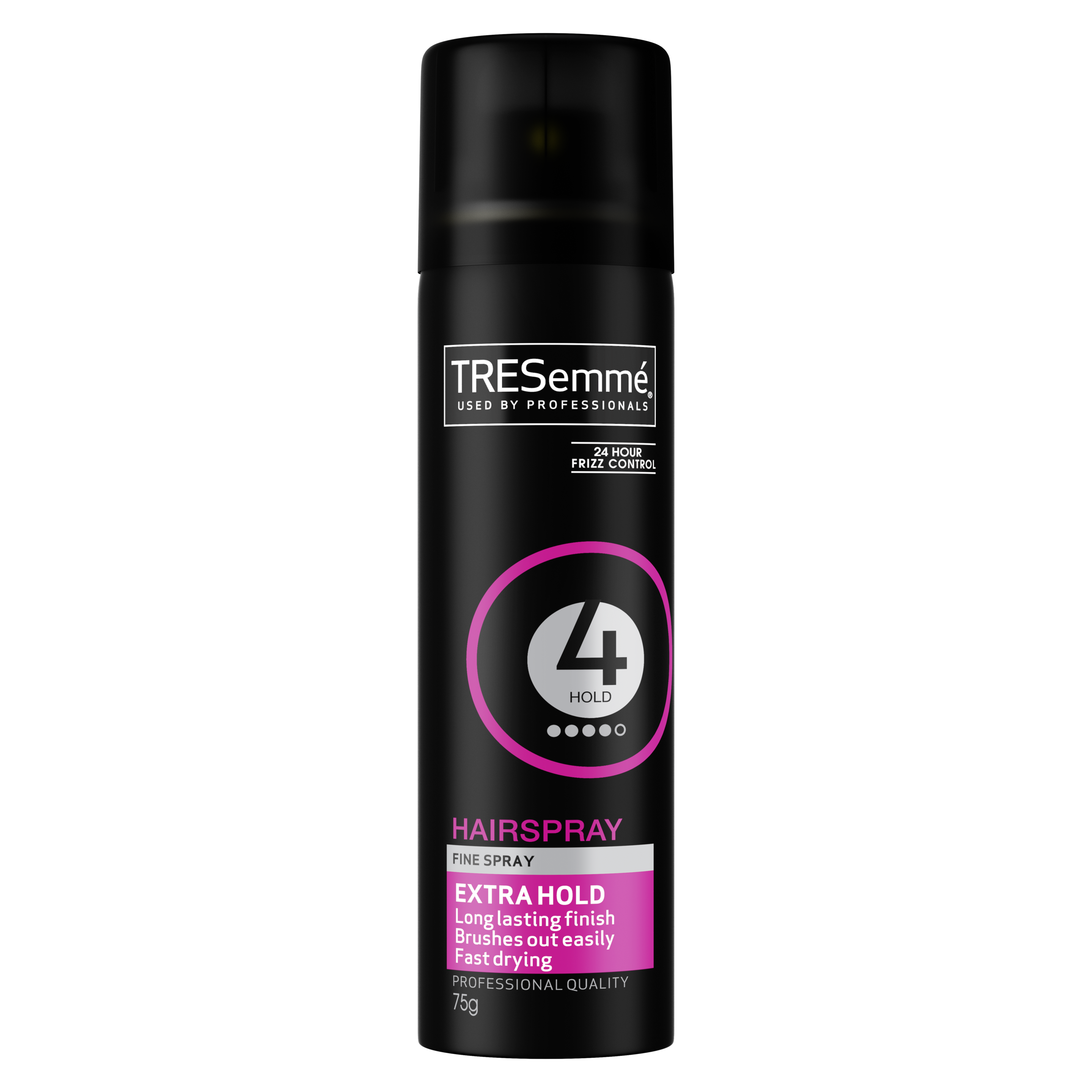 A 75g can of TRESemmé Salon Finish Extra Hold Hairspray