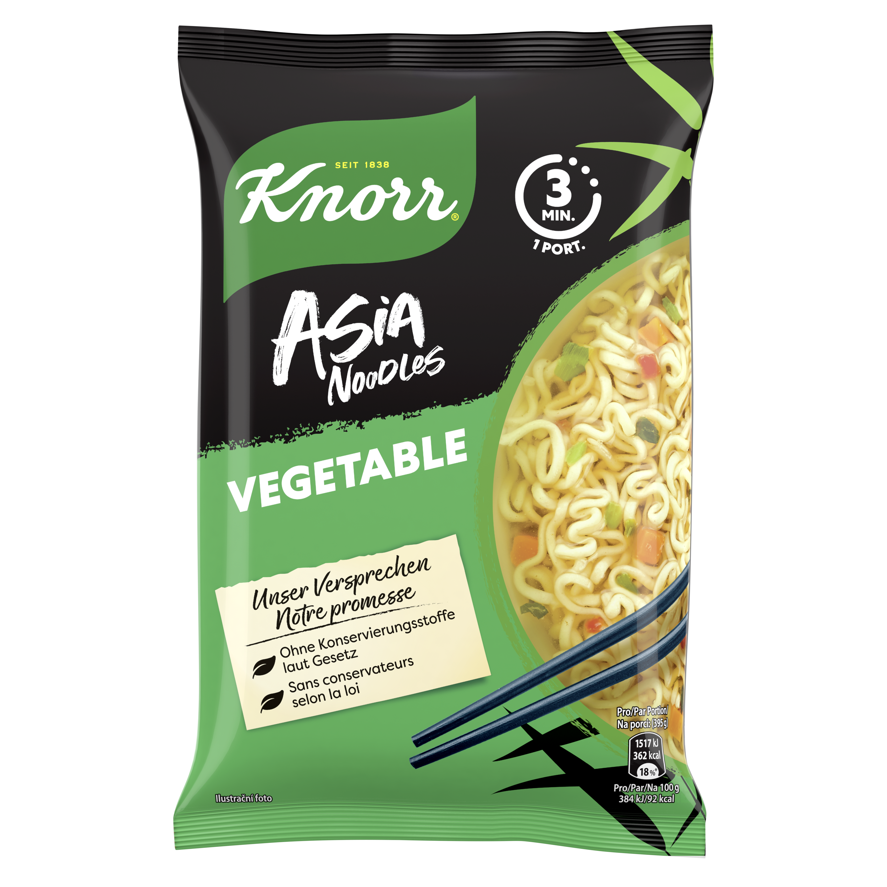 KNORR Asia noodles Vegetable sachet 1 portion