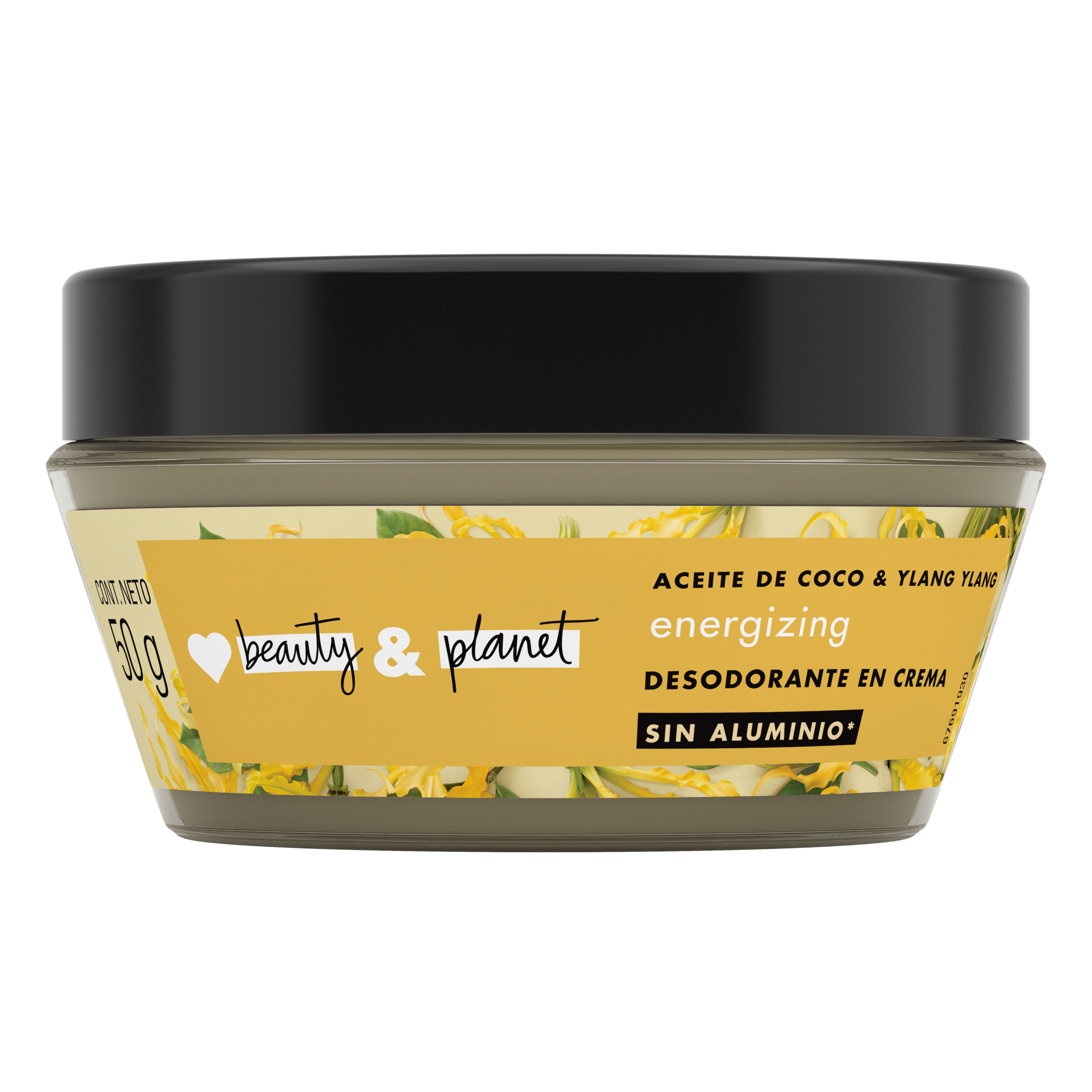 Desodorante en crema aceite de coco & ylang ylang