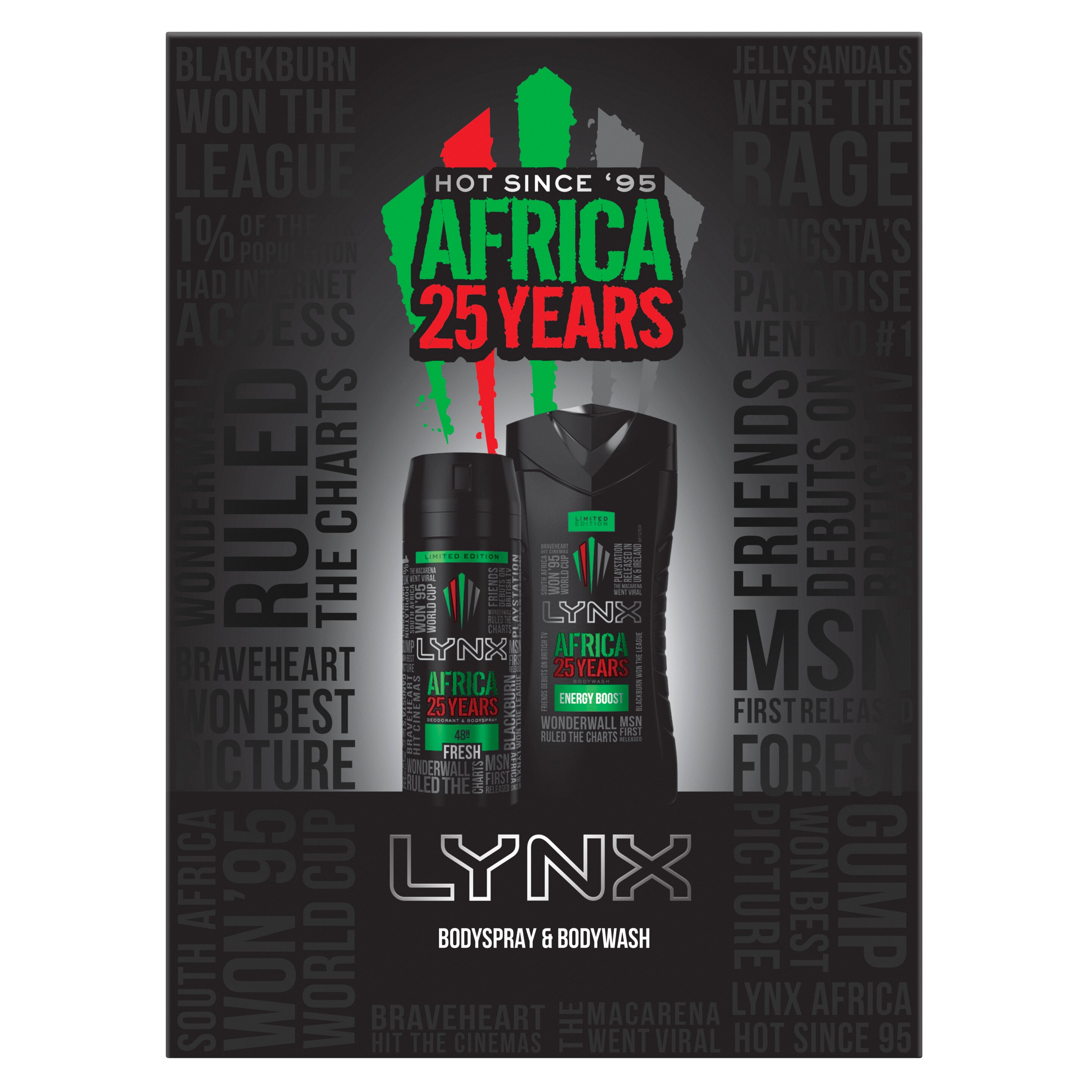 Lynx Gift Sets For Him and Her Africa Gift Set, Attract for her